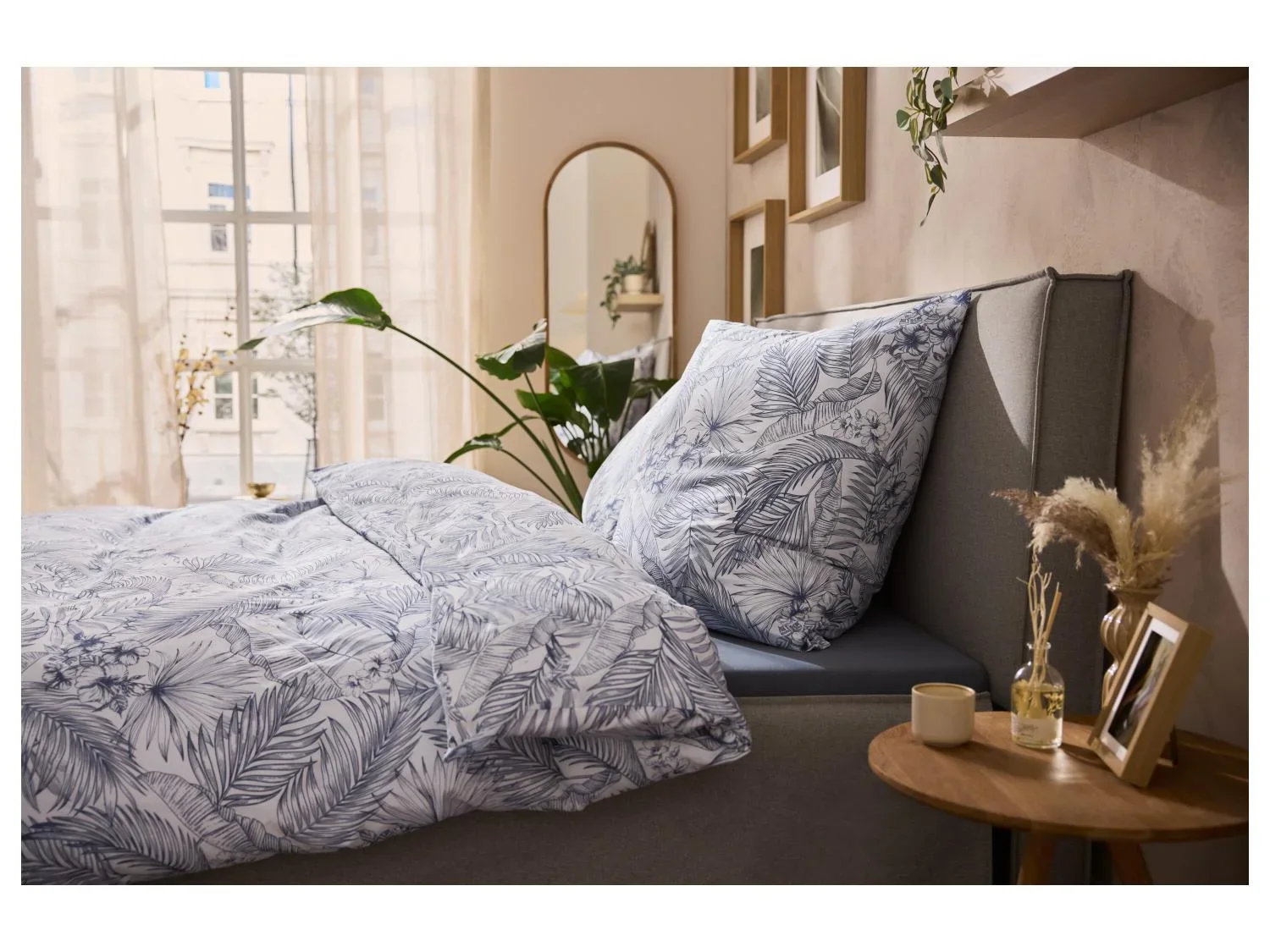 LIVARNO Parure de lit en coton mlang, 270 x 280