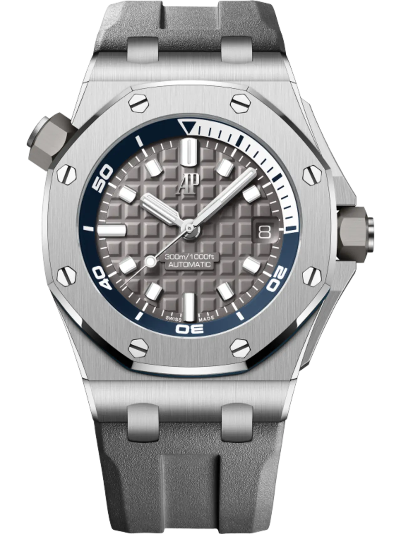 【Super Clone】Audemars Piguet OFFSHORE DIVER Grey Dial 42mm 15720ST.OO.A009CA.01