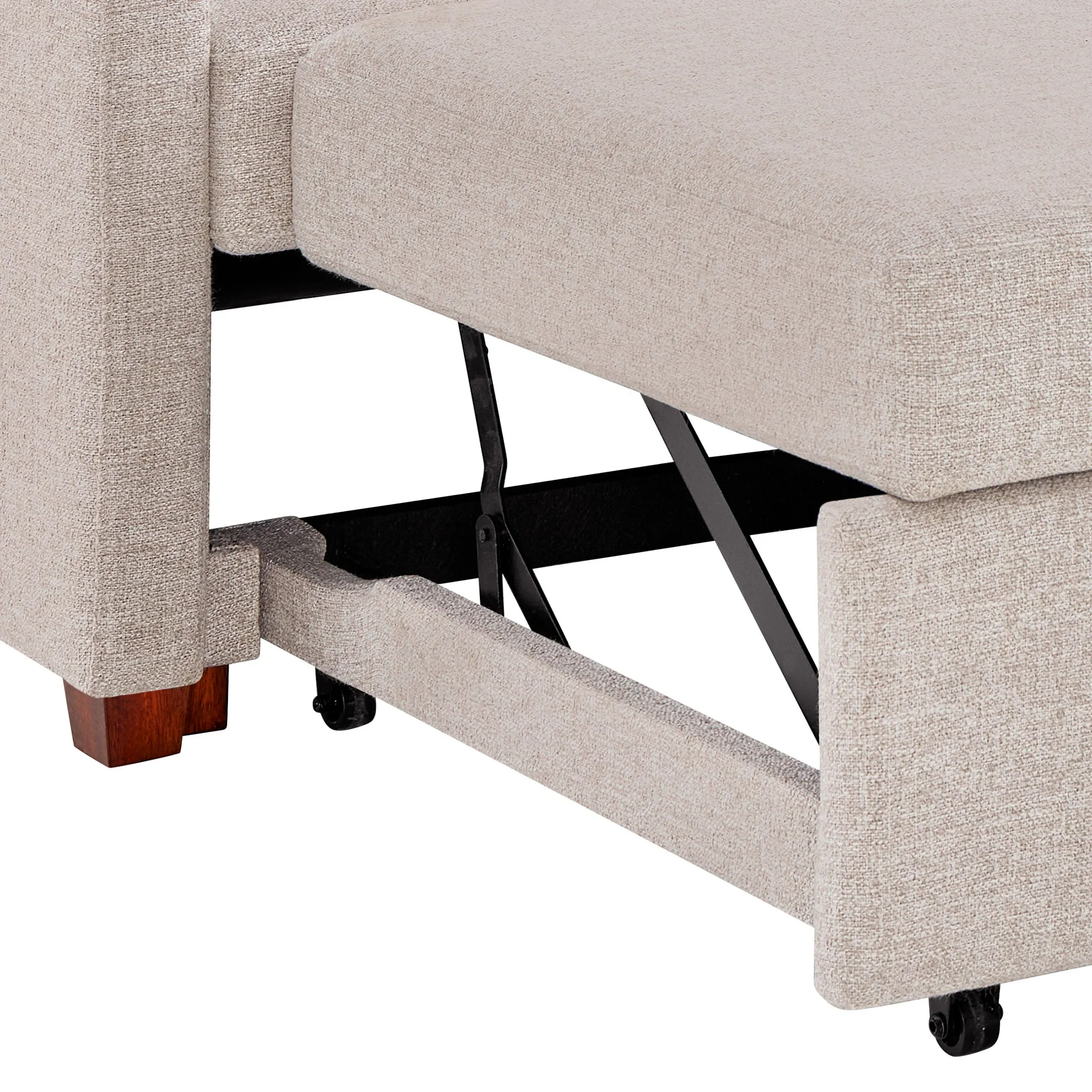 Better Homes & Gardens Nolan Pull Out Sleeper Accent Chair, Wheat