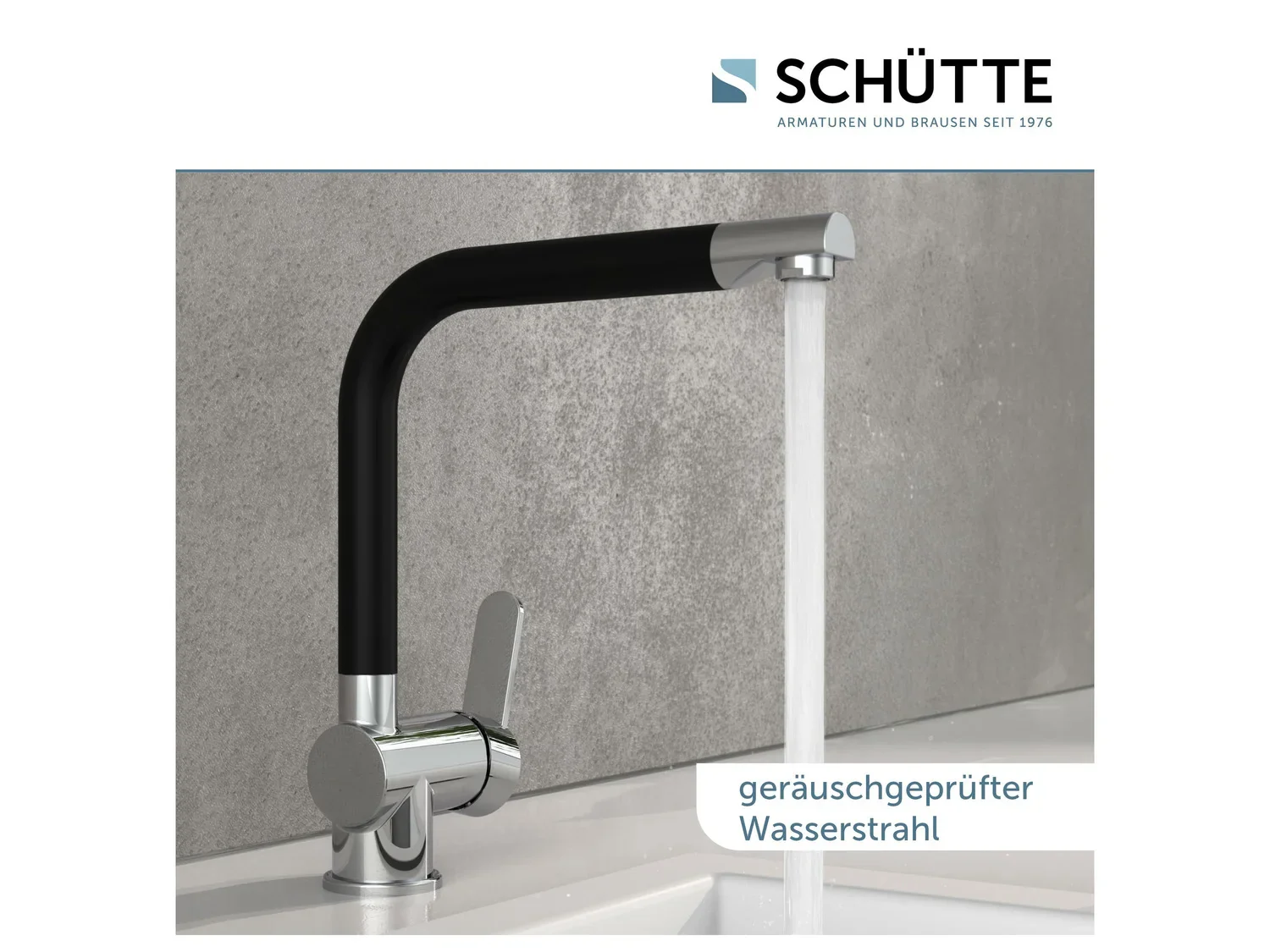 Schtte Mitigeur robinet de cuisine RIO, avec bec rtractable