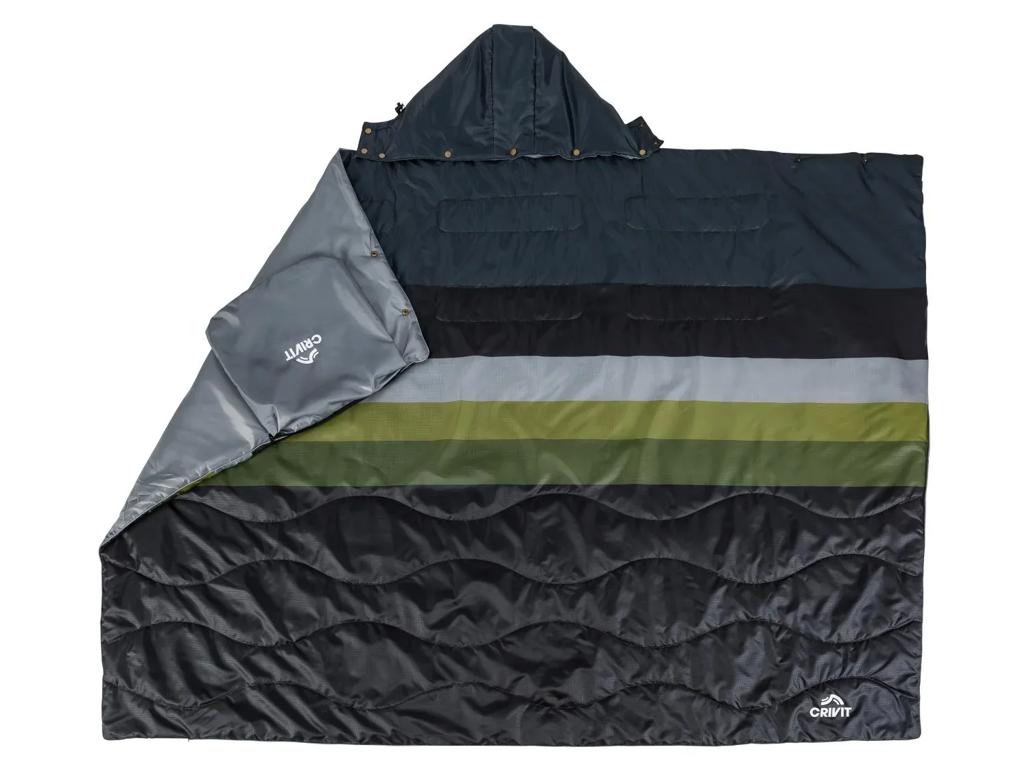 CRIVIT Couverture de camping 3-en-1