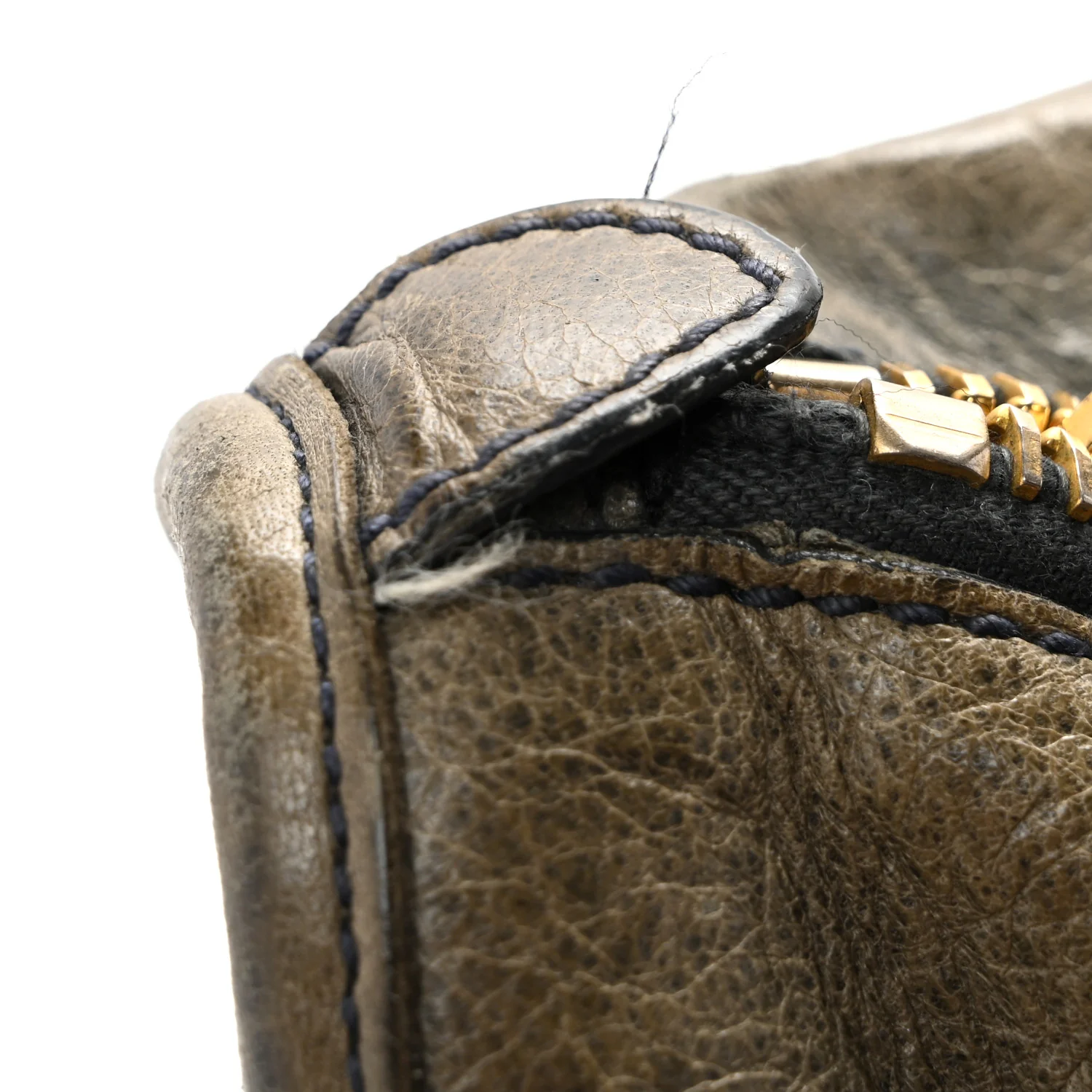Agneau Giant 21 Gold Hardware Work Anthracite
