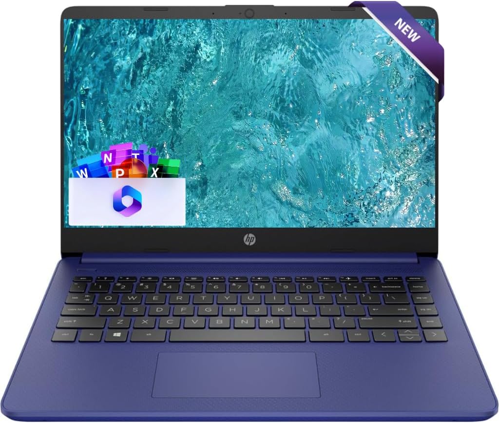 HP Ultrabook Laptop • 1TB Online with 128GB Speed Stack (64GB onboard and 64GB USB) Storage • 8GB Smart RAM • All-Day Battery • Windows 11 • 1 Year Microsoft Office 365