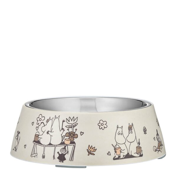Mummi Pets matskål 32,5 cl beige
