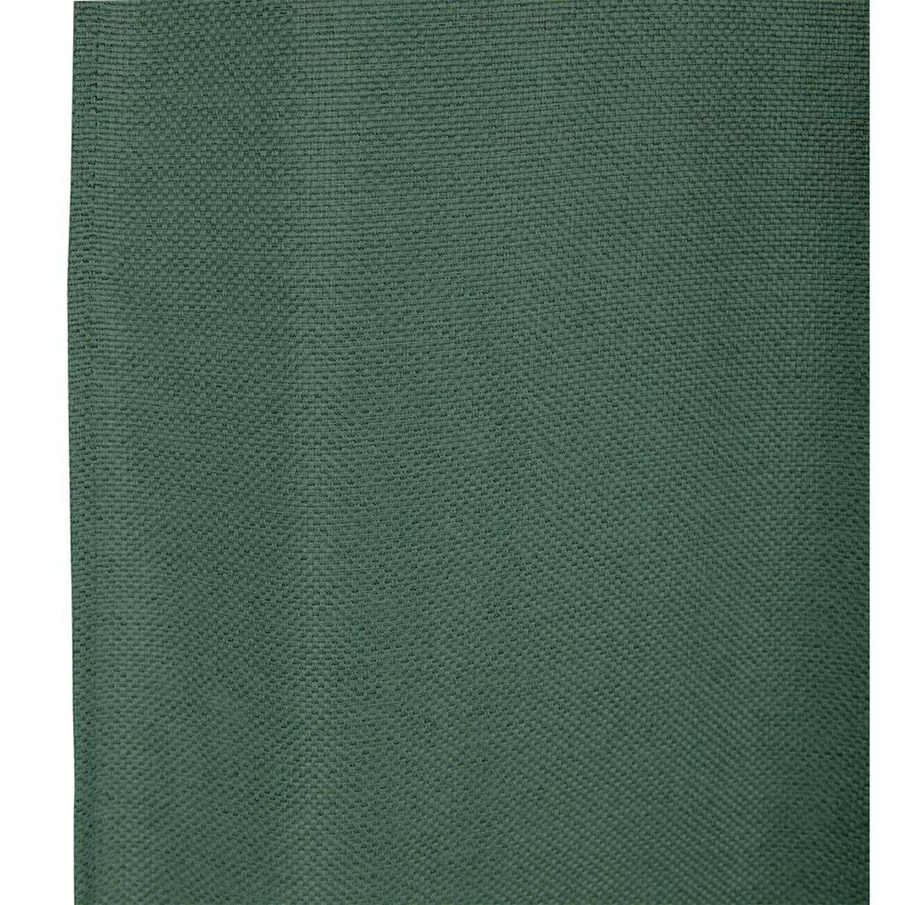 Rideau occultant effet tramé vert foncé 140x240cm