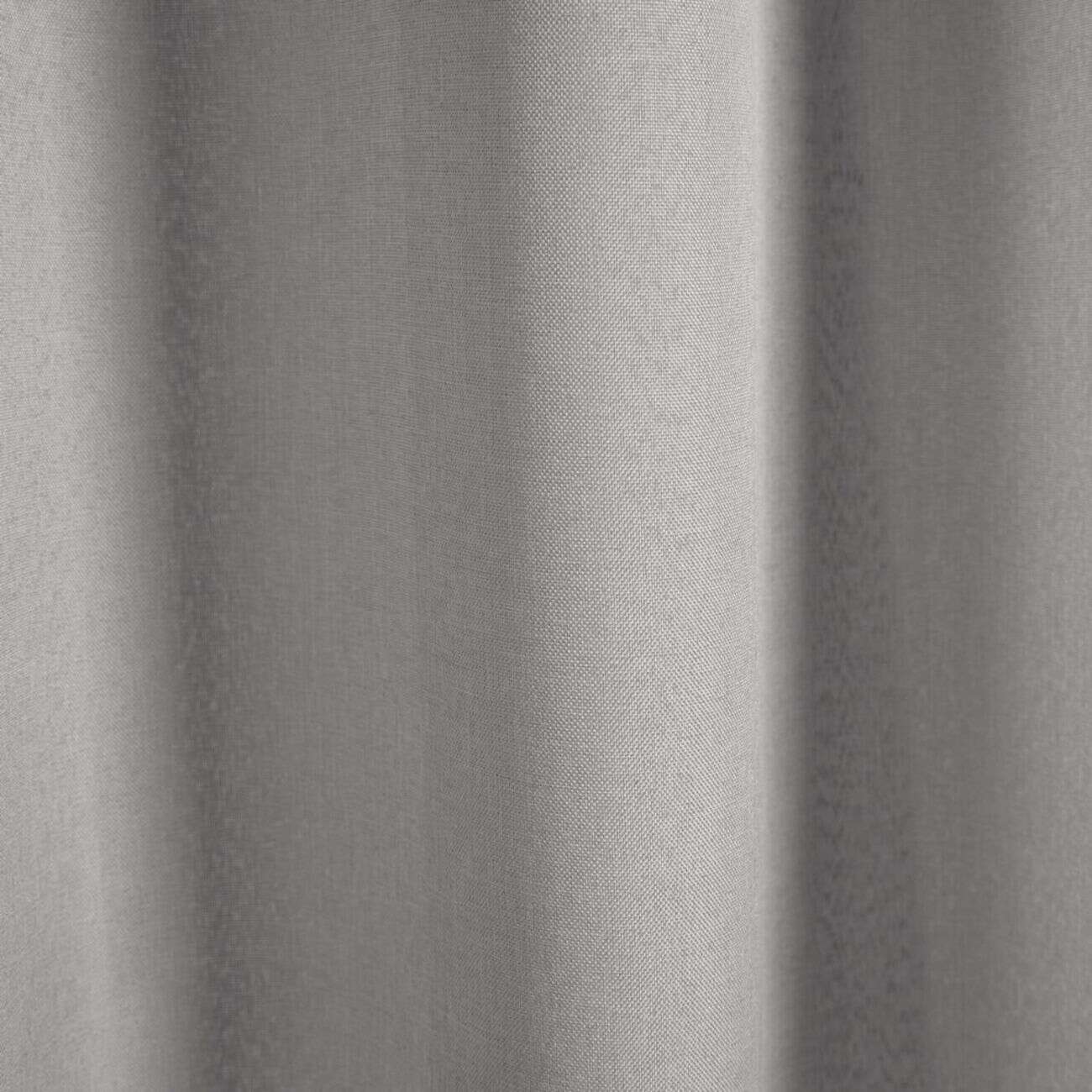 Rideau de douche effet lin 180x200cm polyester gris