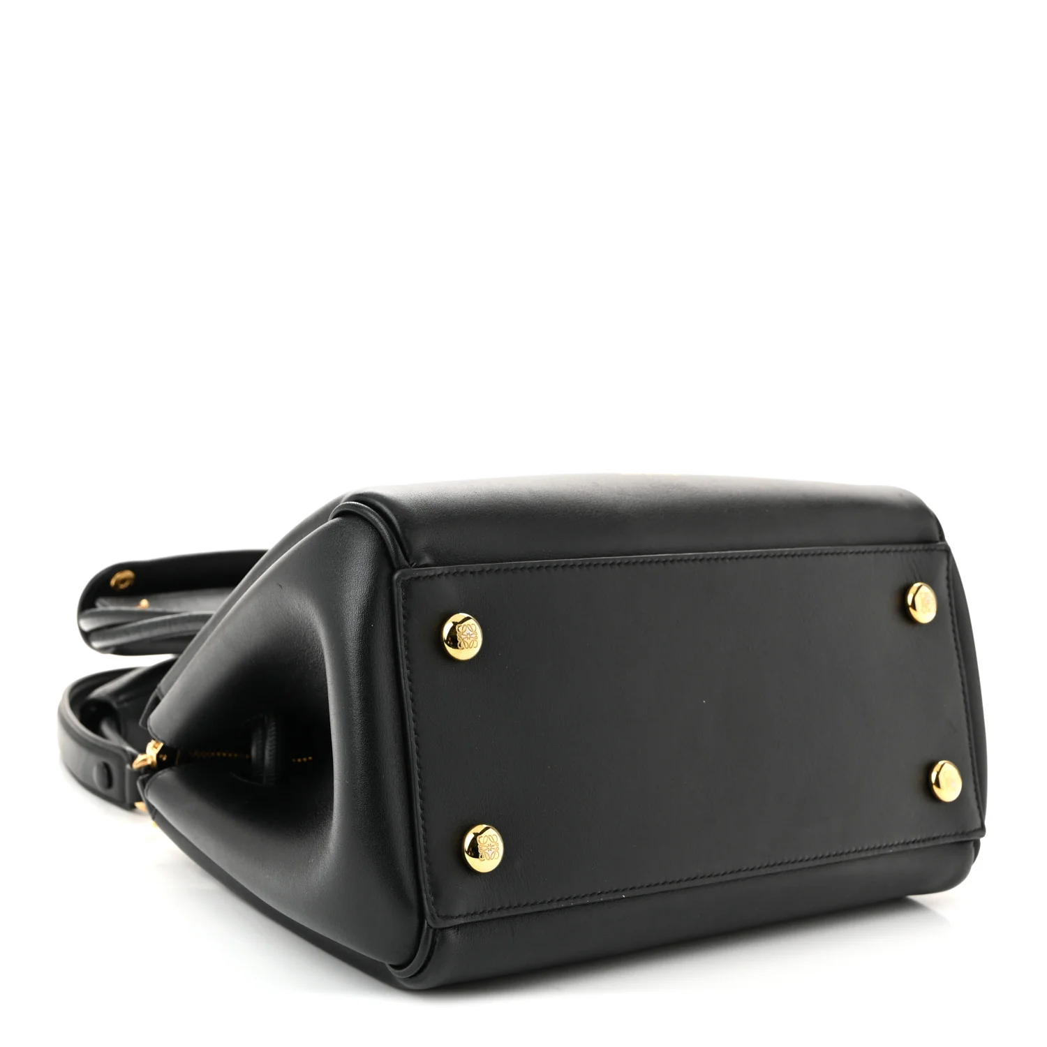 Supple Calfskin Small Madrid Bag Black