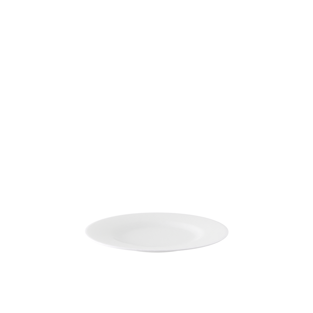 Anmut Appetizer/ Bread Plate - White, 6.5'', Premium Bone Porcelain