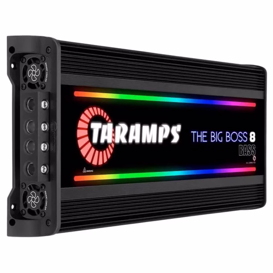 Taramps THE BIG BOSS 8 BASS BLACK 1 - CH 8000W RMS 0.5 - 2 Ohms RGB Car Amplifier