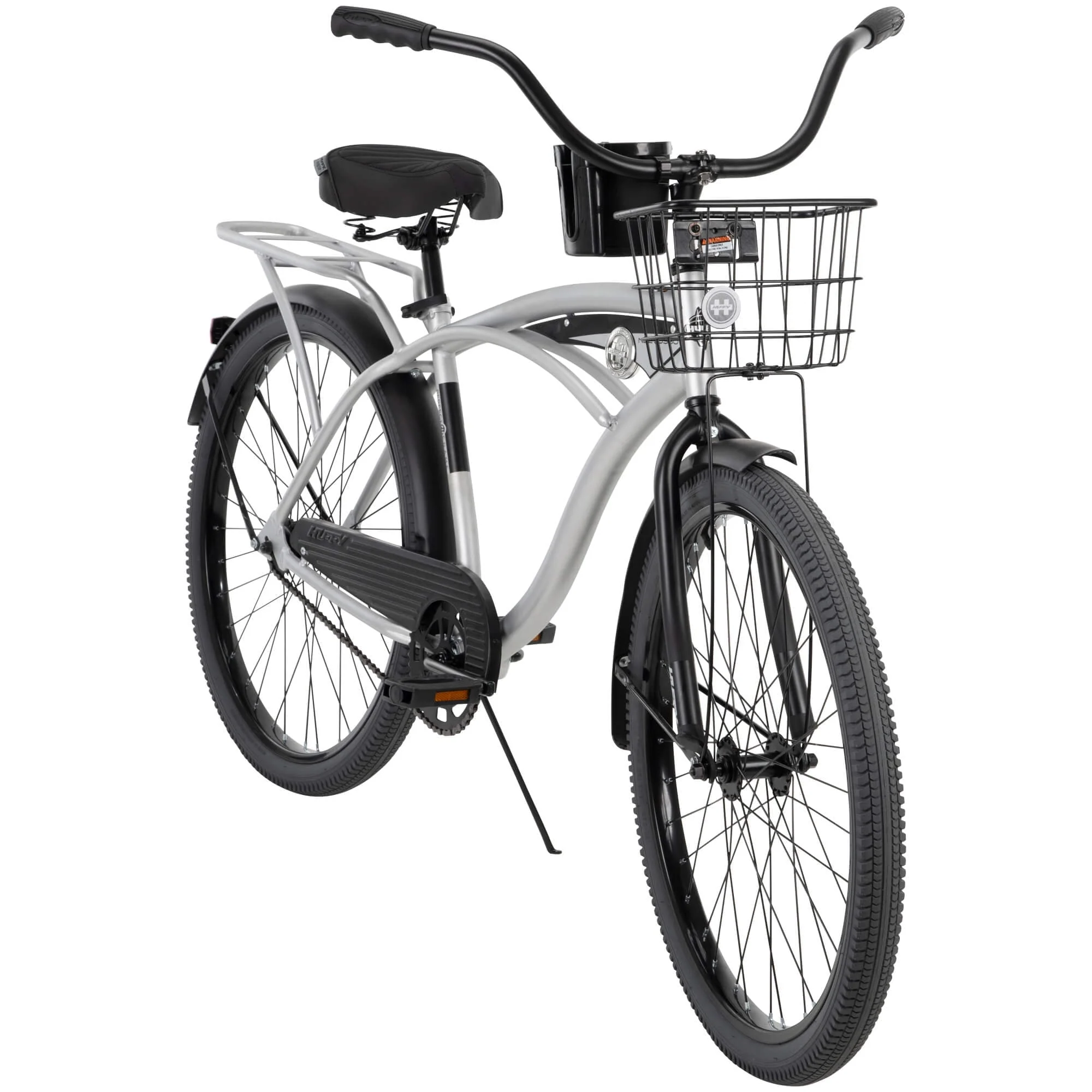 26 In Men¡¯s Beach Cruiser Bike, Silver Image 10
