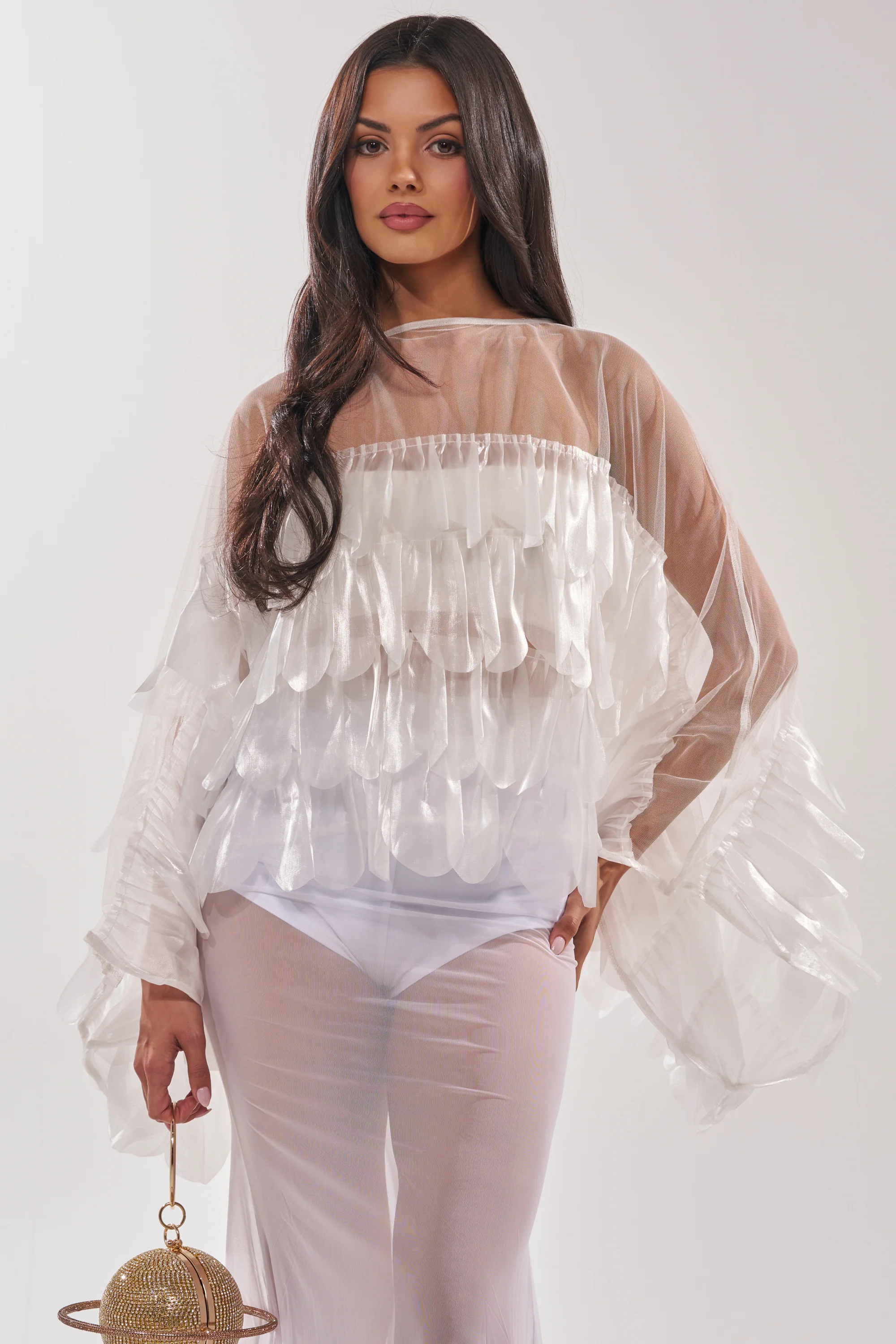 RUFFLE CITY BLOUSE - Akira Store
