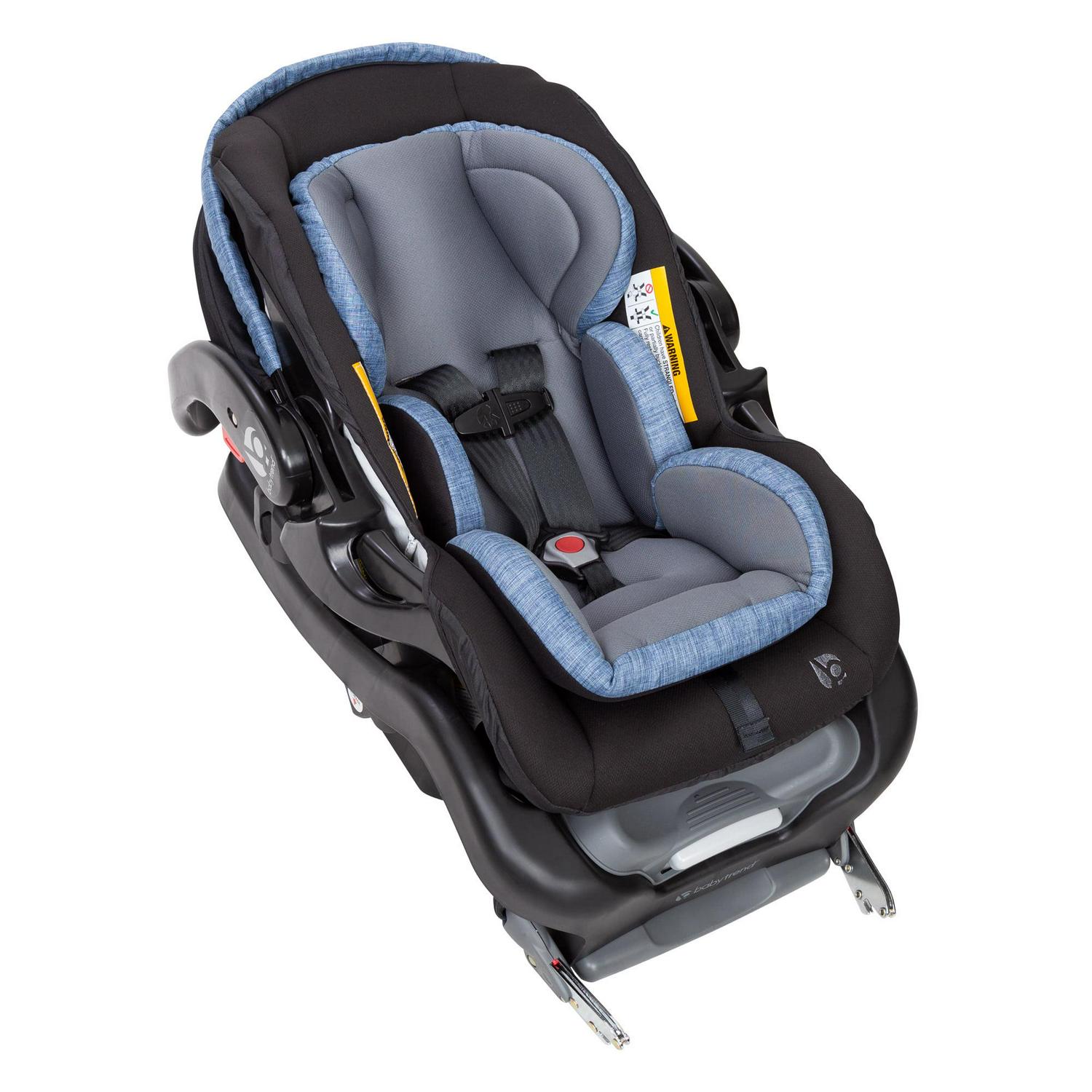 Baby Trend Secure Snap Tech™ 35.00 lb Infant Car Seat. Blue Chambray