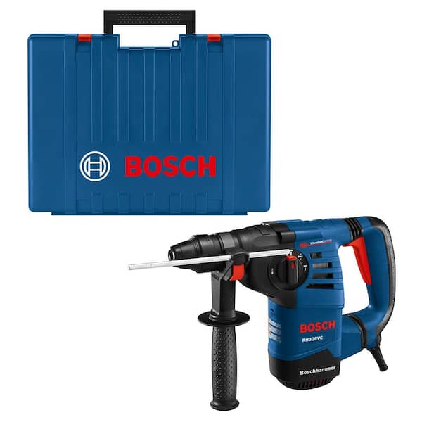 8 Amp 1 - 1/8 In. Corded Variable Speed SDS - Plus Concrete/Masonry Rotary Hammer Drill with Depth Gauge and Carrying Case