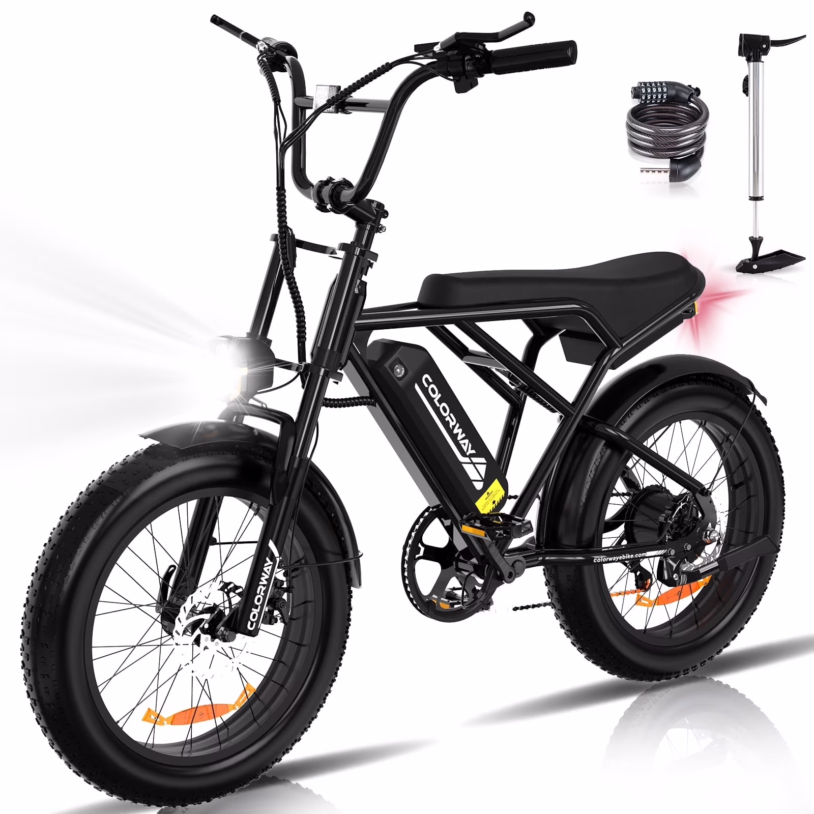 750W 20"x4.0 Fat Tire Electric Bike, 48V 15Ah Battery, Off-road E-Bike for Adults, UL2849 Certified(BLACK BLACK-48V/15Ah) - Image 5