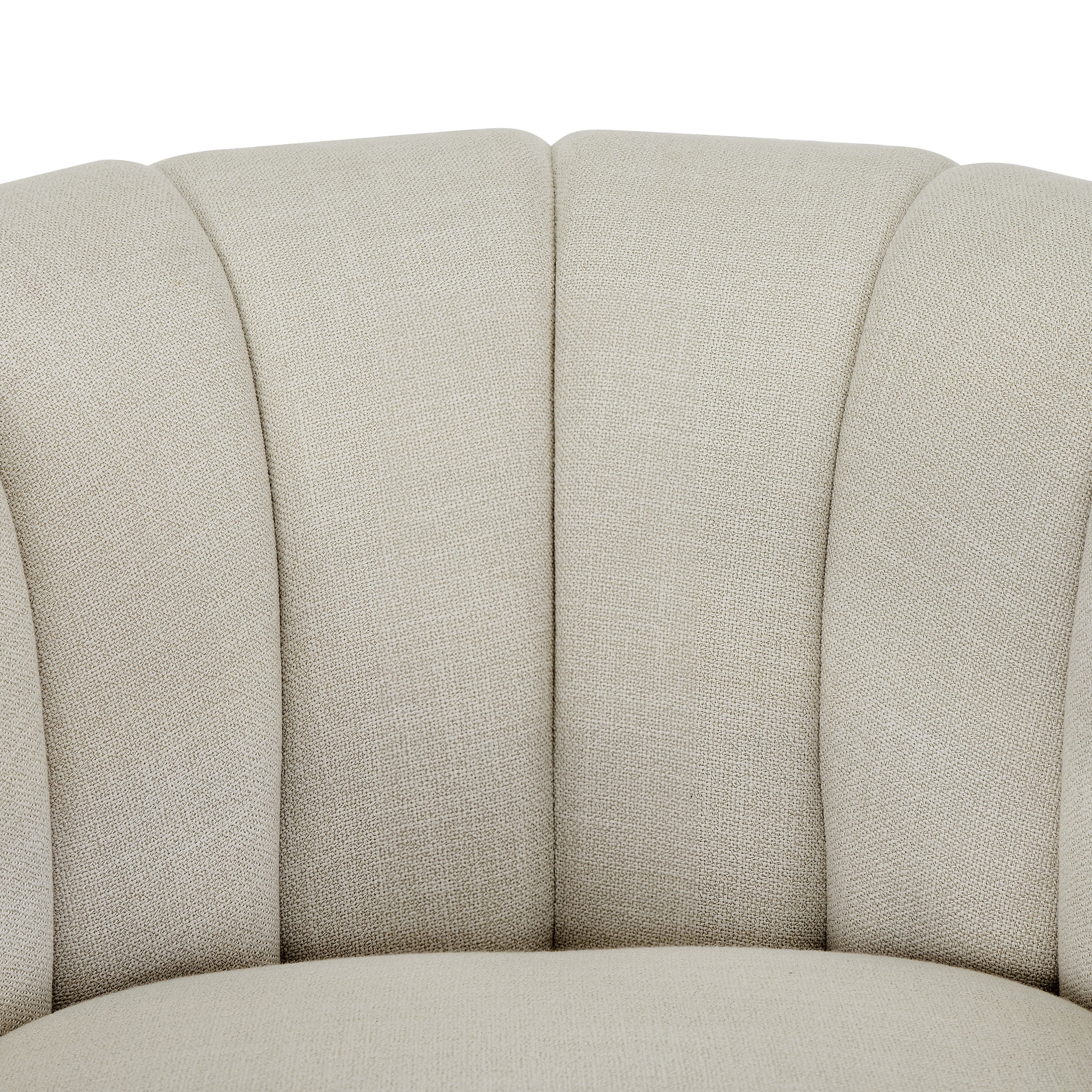 Lillian Accent Swivel Chair, Cream Linen(Cream Linen) - Image 8