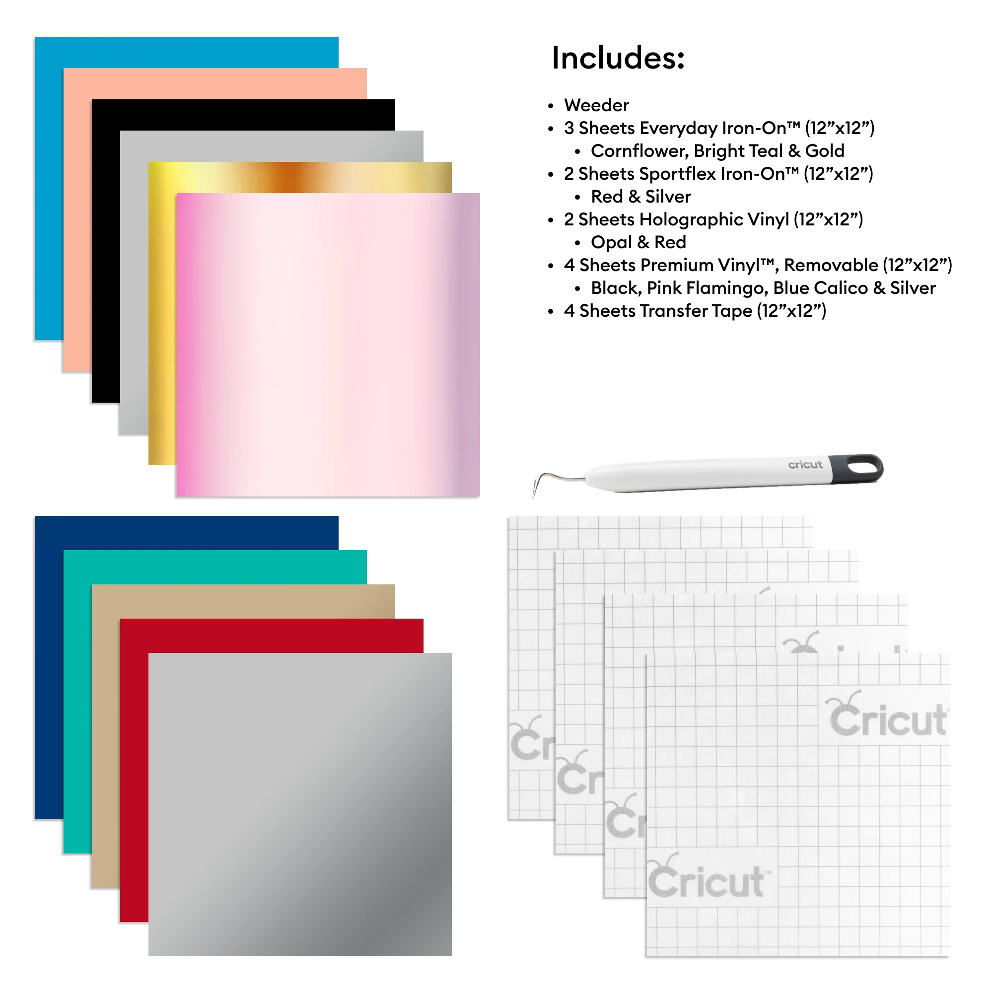 Maker 3 Electric Die-Cutting Machine with Rainbow Vinyl and Tools Bundle(Rainbow Vinyl) - Image 10