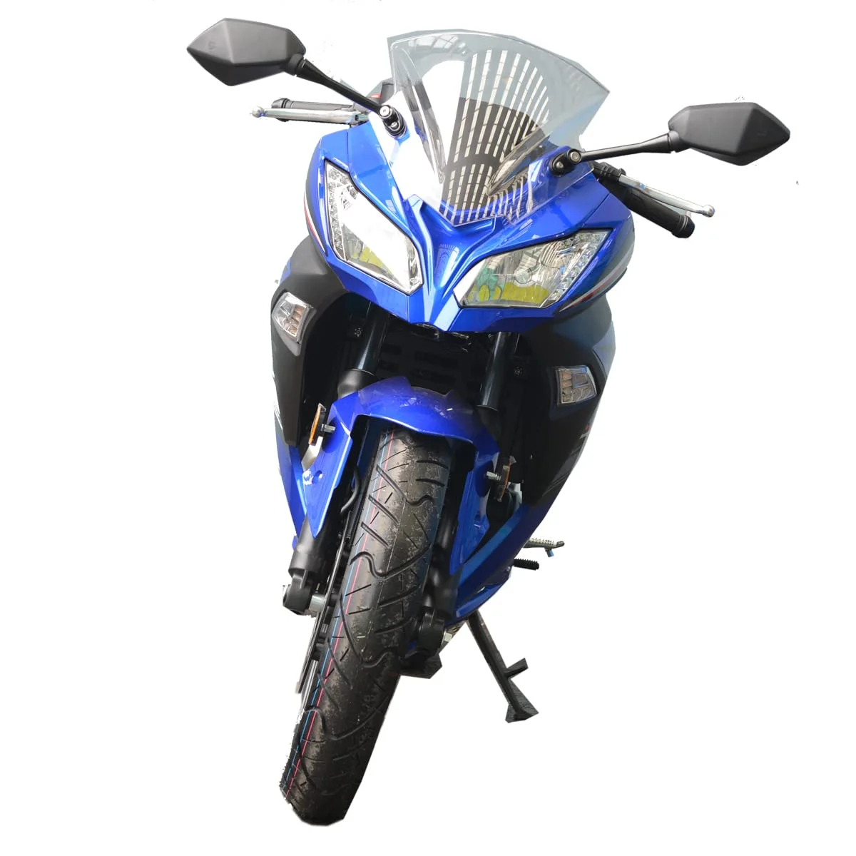 Brand New 250cc EFI Fuel Injection Dirt Bike Motorcycle Street Bike, 6 Manual Transmission Electric Start 17" Wheels Assembled in Crate(Blue) - Image 6