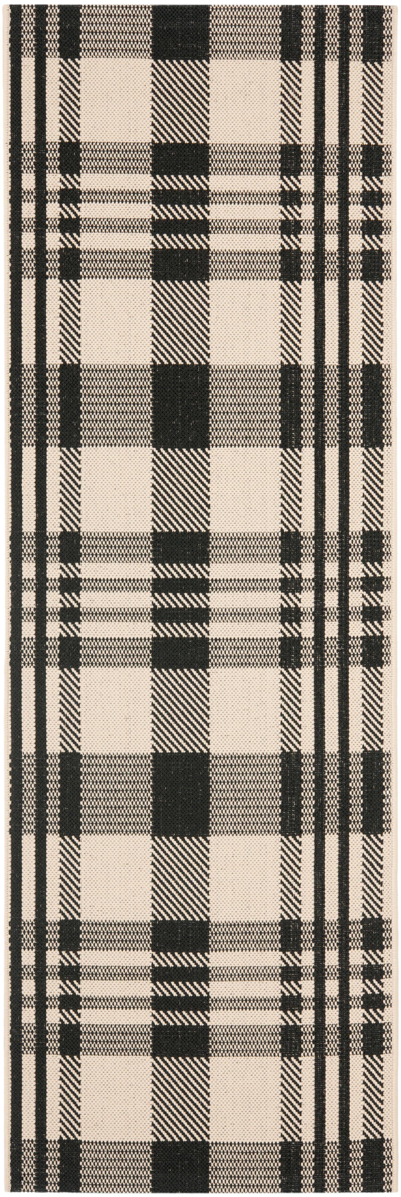 Safavieh Courtyard Area Rug CY6201 Black / Bone, 2' 3