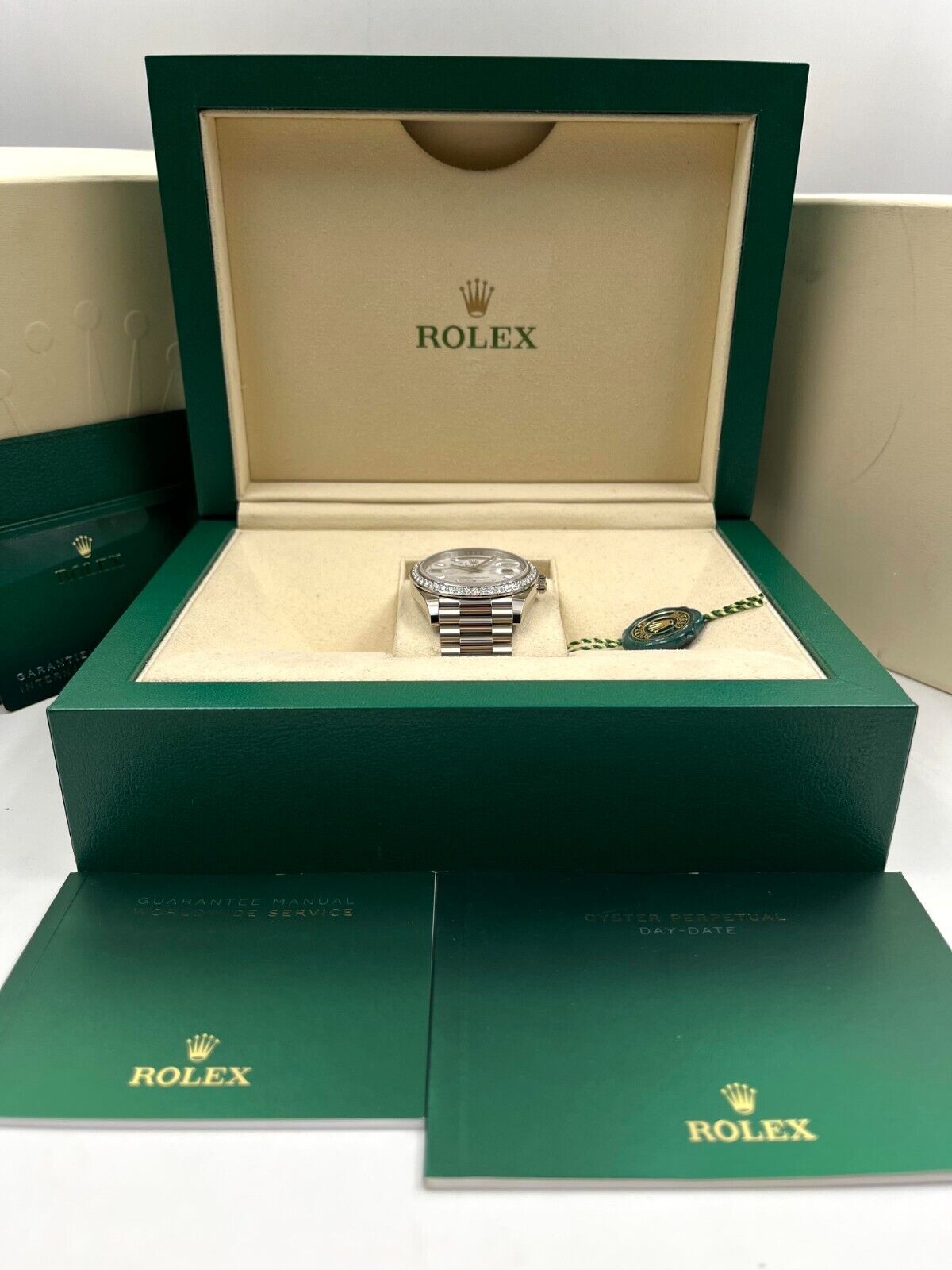 [Super Clone]RLX  Day-Date 40mm 228349RBR-0040 Meteorite Dial President Bracelet