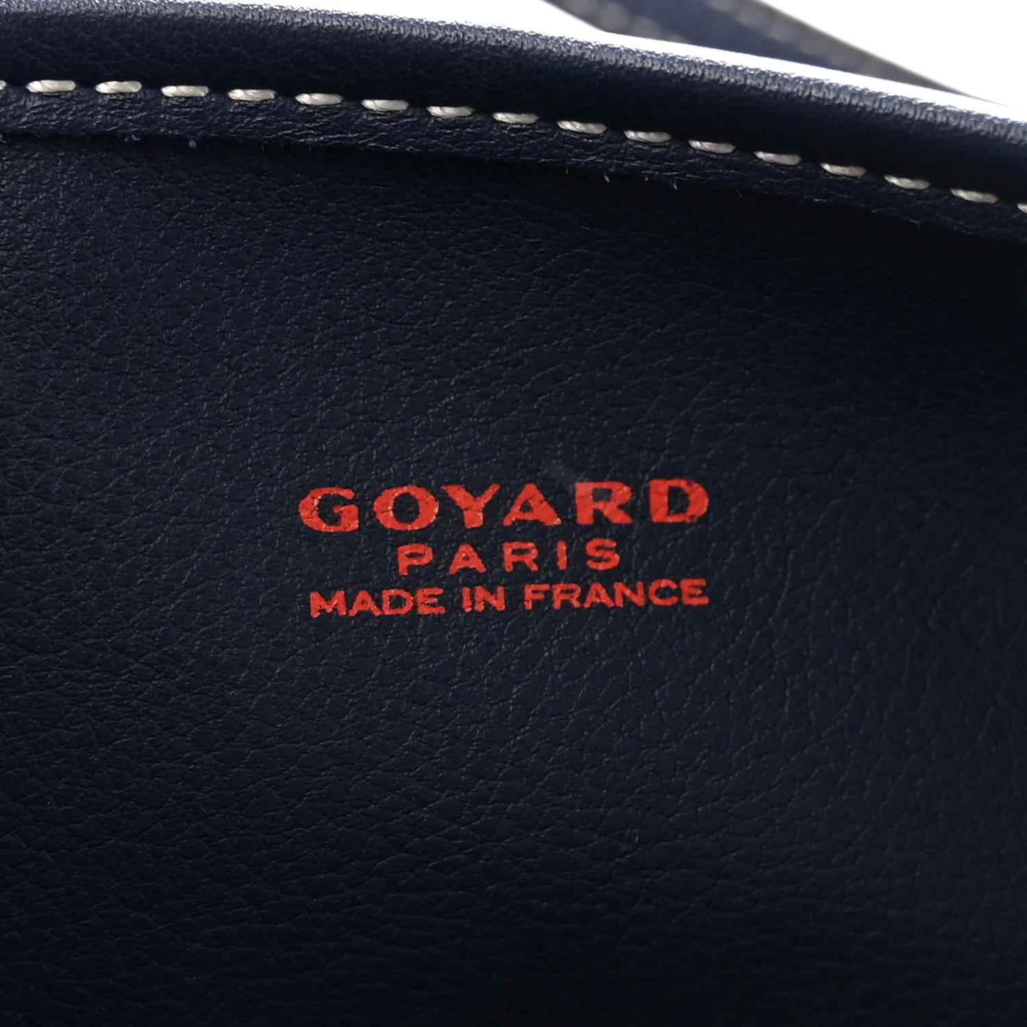 Goyardine Reversible Mini Anjou Navy