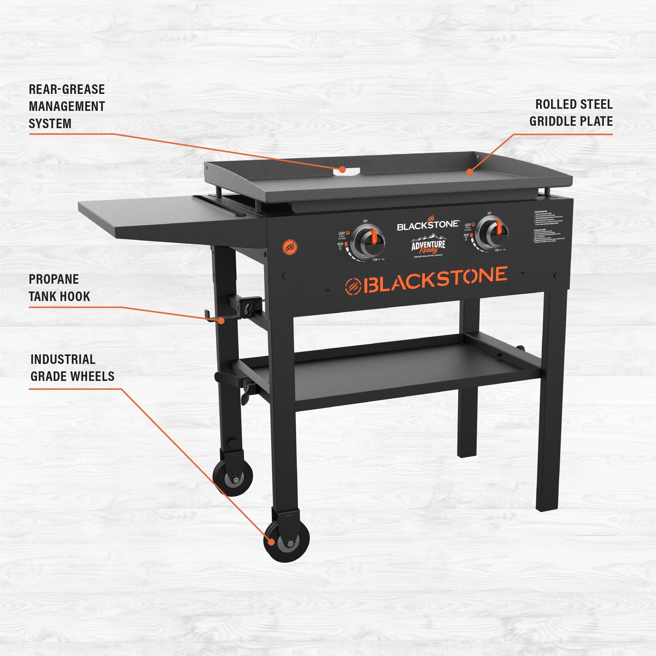 Adventure Ready 2-Burner 28 Griddle Cooking Station