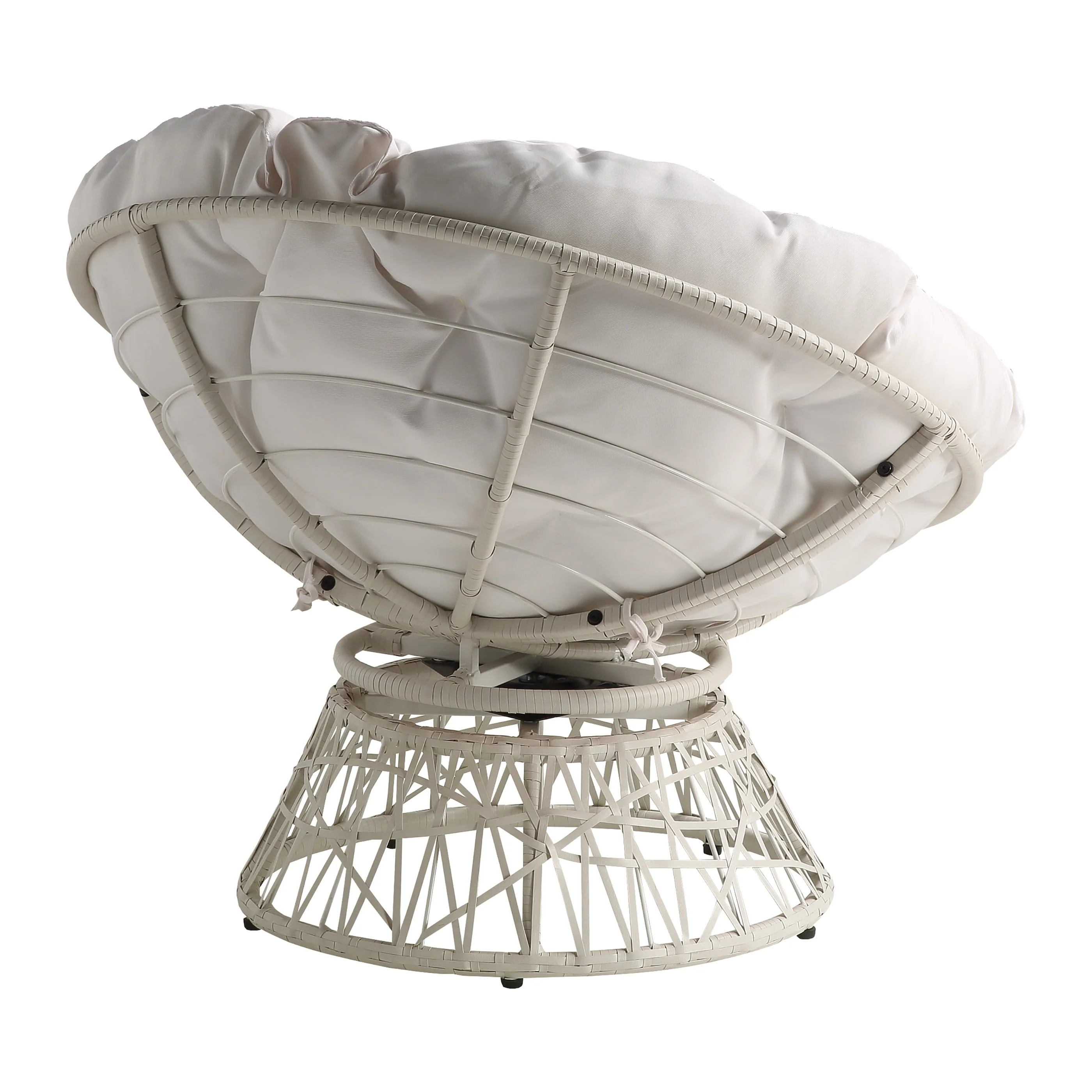 Wicker Papasan Chair with 360 Degree Swivel, 40�?W x 36�?D(Brown) Image 5