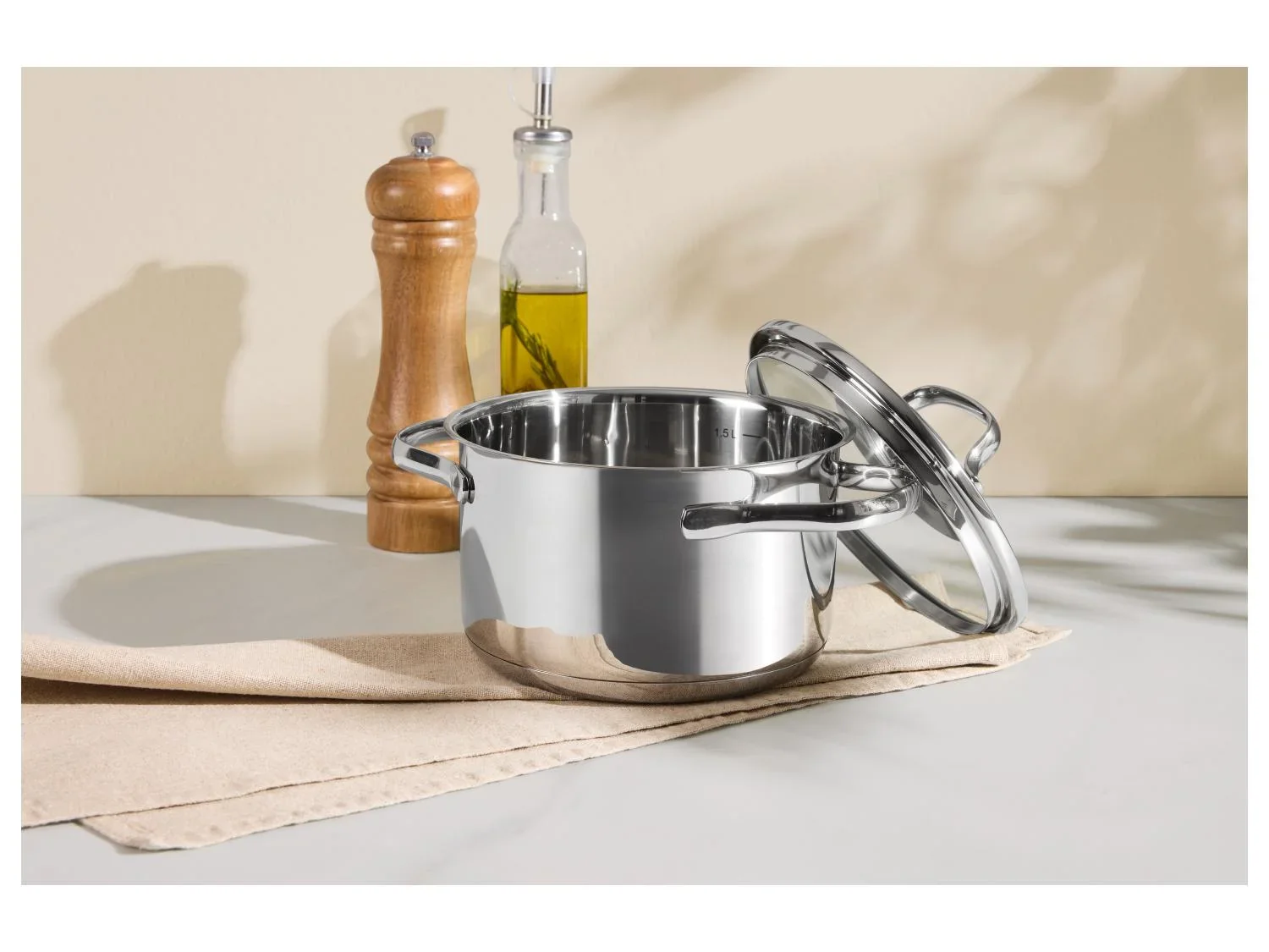 SILVERCREST Faitout en acier inoxydable Premium,  16 cm