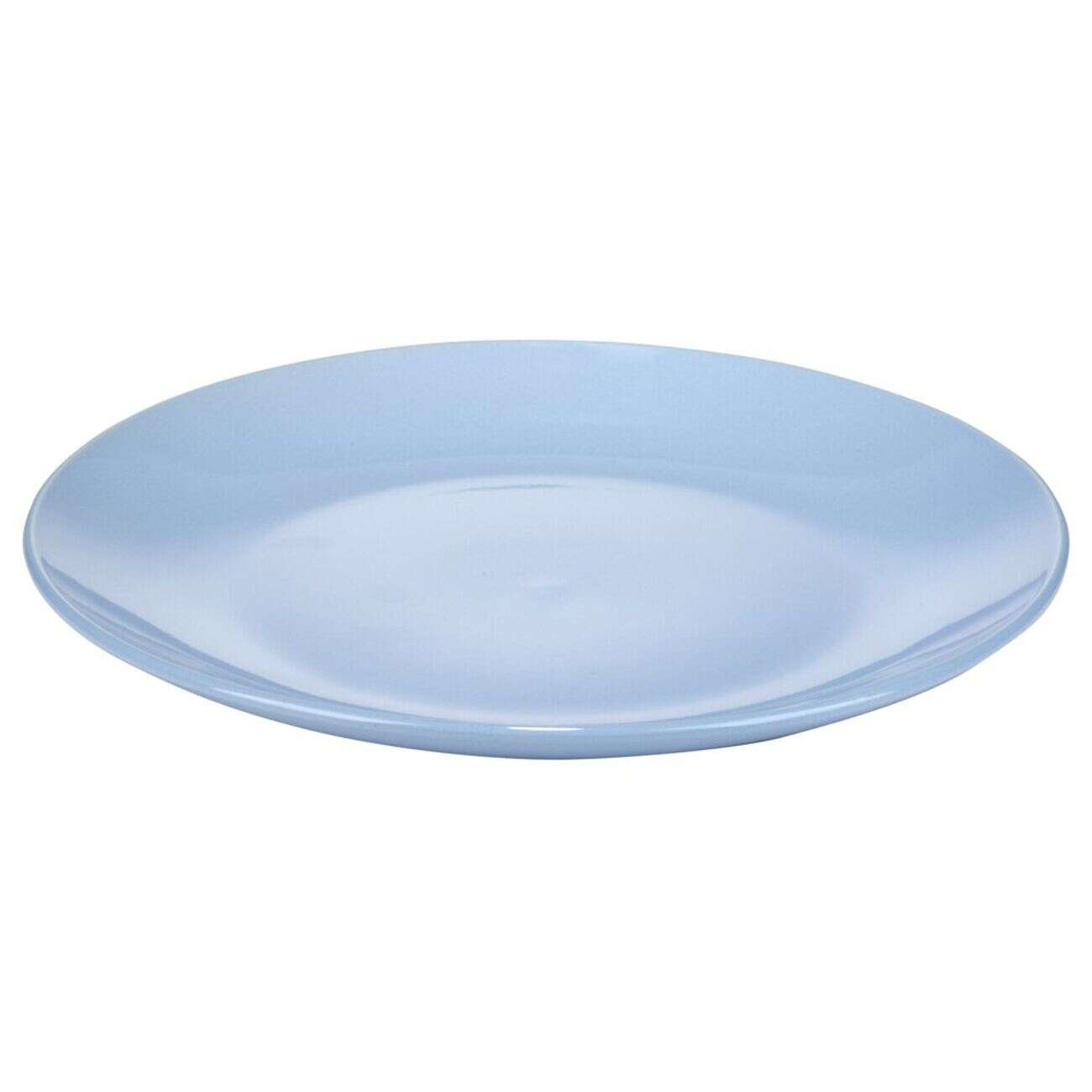 Assiette plate Madrid grès bleu Ø26,7cm