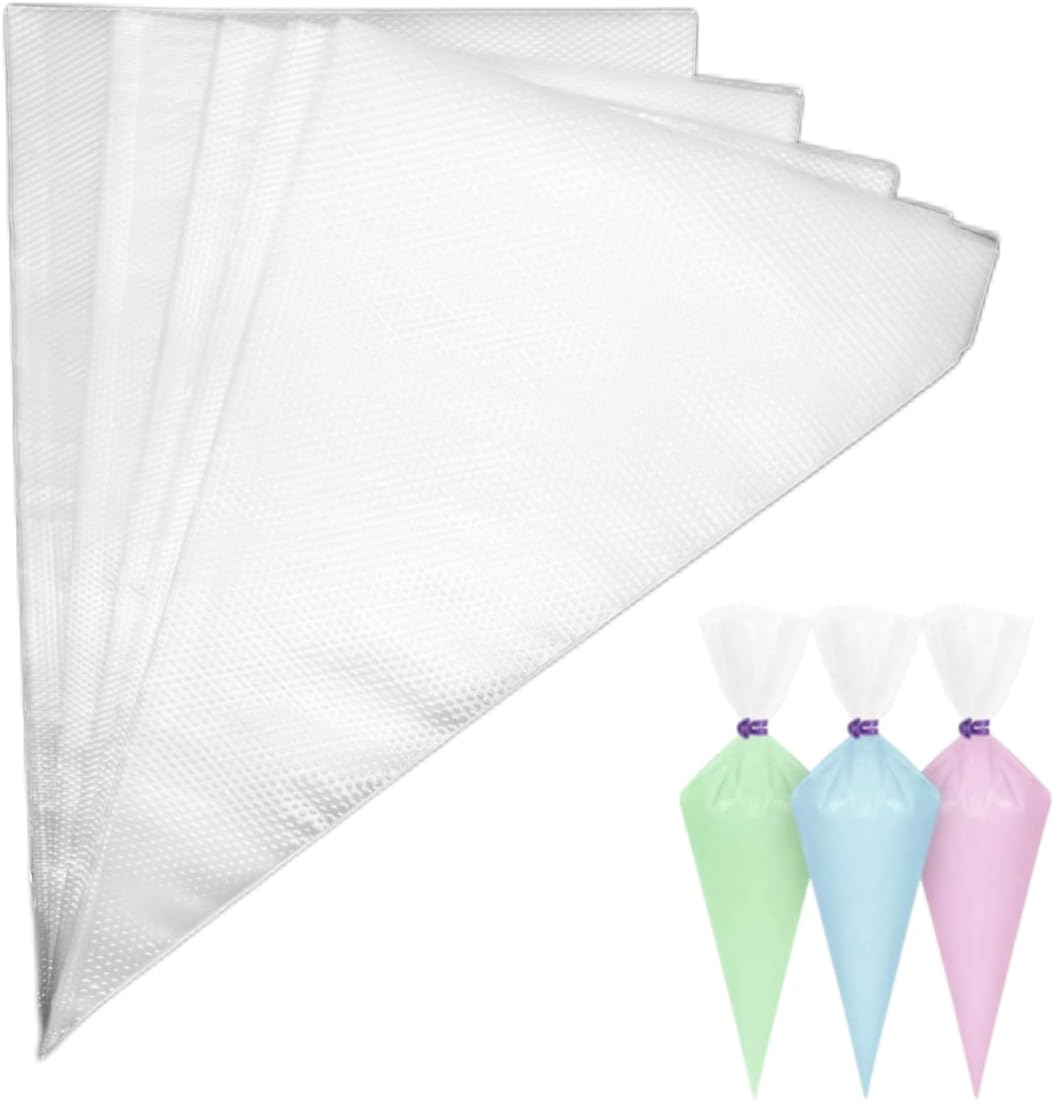Piping Bags, 100pcs 12 Inch Anti-Burst Disposable Cake Decorating Bags, Non-Slip Pastry Bags - Ideal for Cakes, Cream Frosting and Cookie Decorating