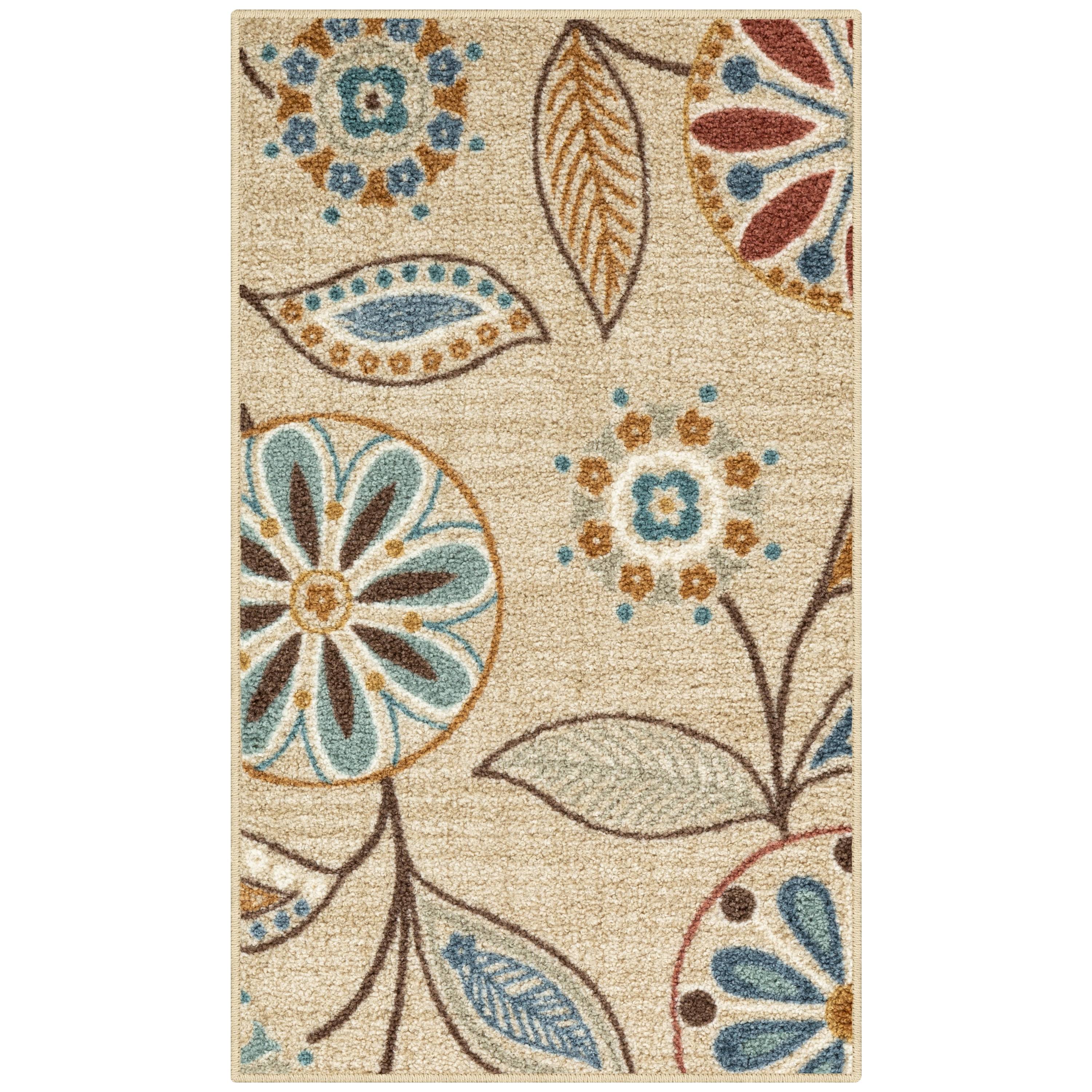 Maples Rugs Aretha Floral Rug - Beige - 20x34