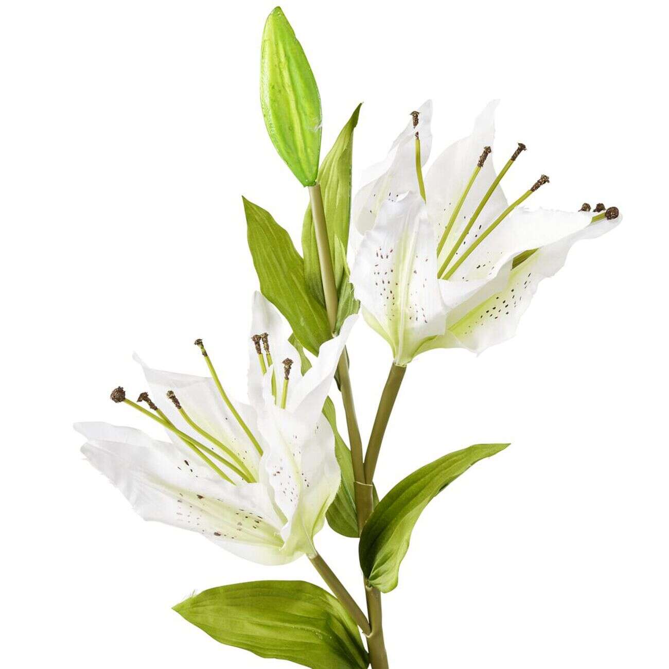 Fleur artificielle XL lys blanc H115cm