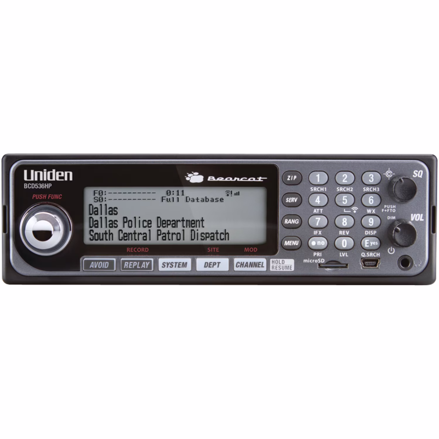 Uniden BCD536HP Homepatrol Series Digital Mobile Scanner with WiFi