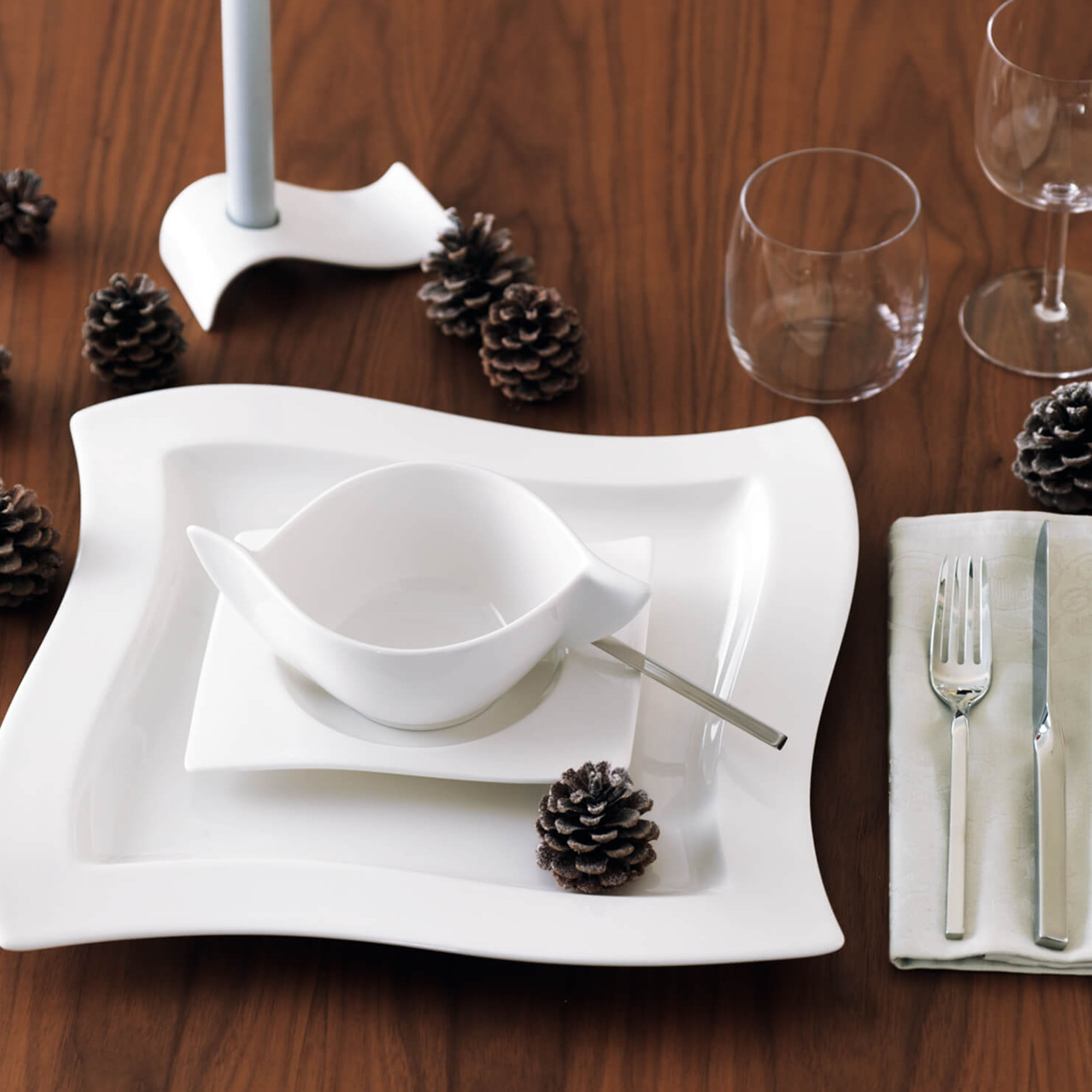 NewWave Soup cup - White, 7.5'' x 4.8'', Premium Porcelain