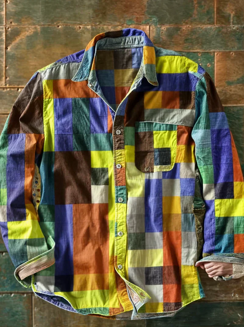 Duval Paris™| CHEMISE MOSAÏQUE SIGNATURE