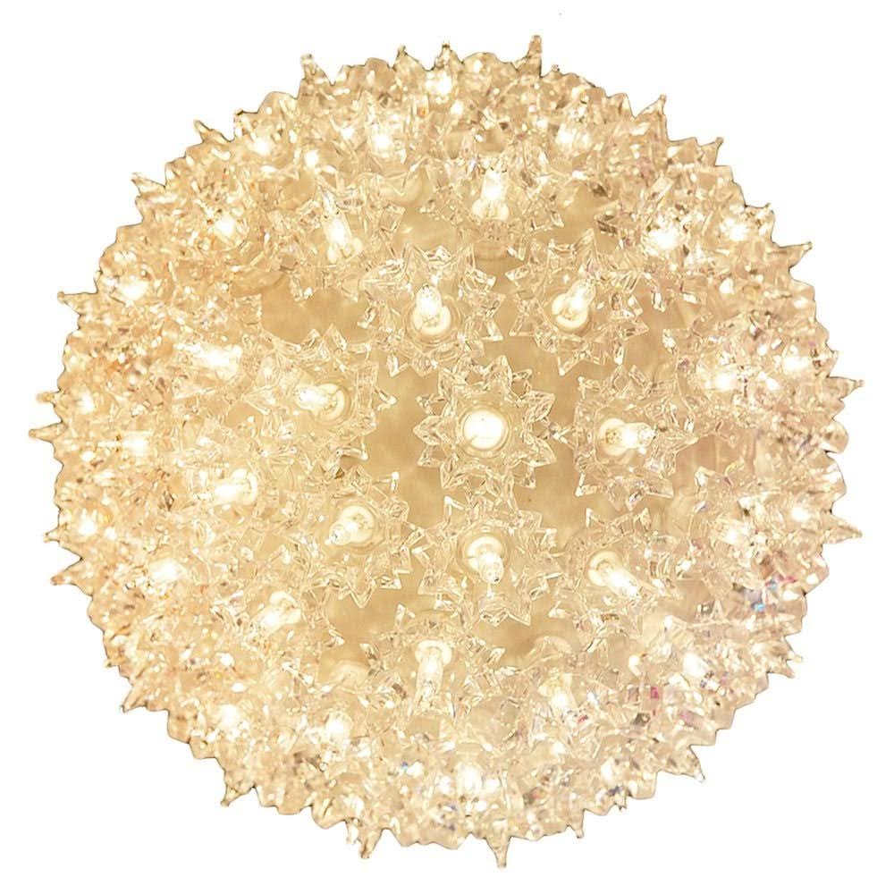 Novelty Lights SS150-CL Commercial Grade Indoor/Outdoor Christmas Starlight Sphere Clear 150 Light 10