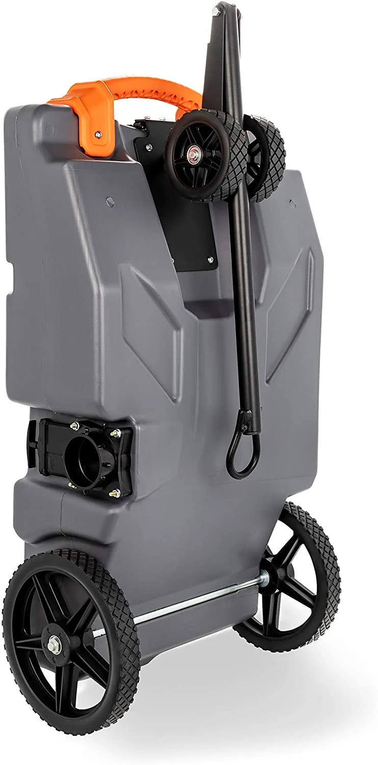 Camco 39005 Rhino Portable 28 Gallon RV Waste Holding Tank W/ Hose & Accessories