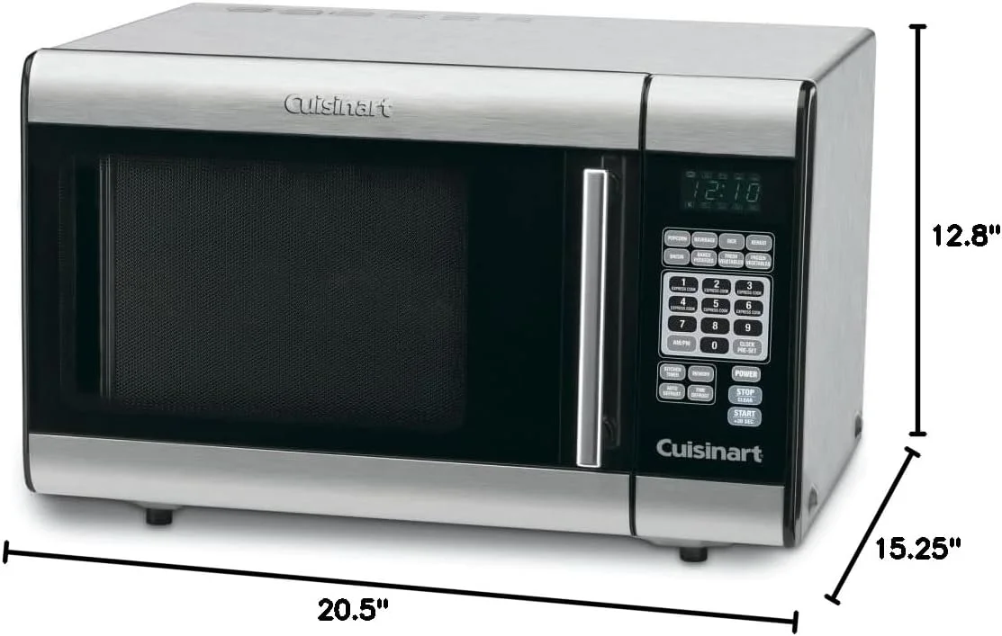 Restored CMW-100 1-Cubic-Foot Stainless Steel Microwave Oven, Silver (Refurbished) - Image 3