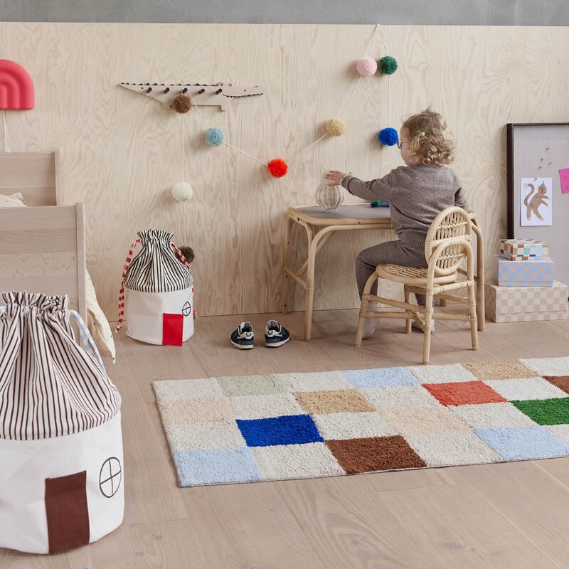Koya oppbevaringskurv 34x34x52 cm Nutmeg