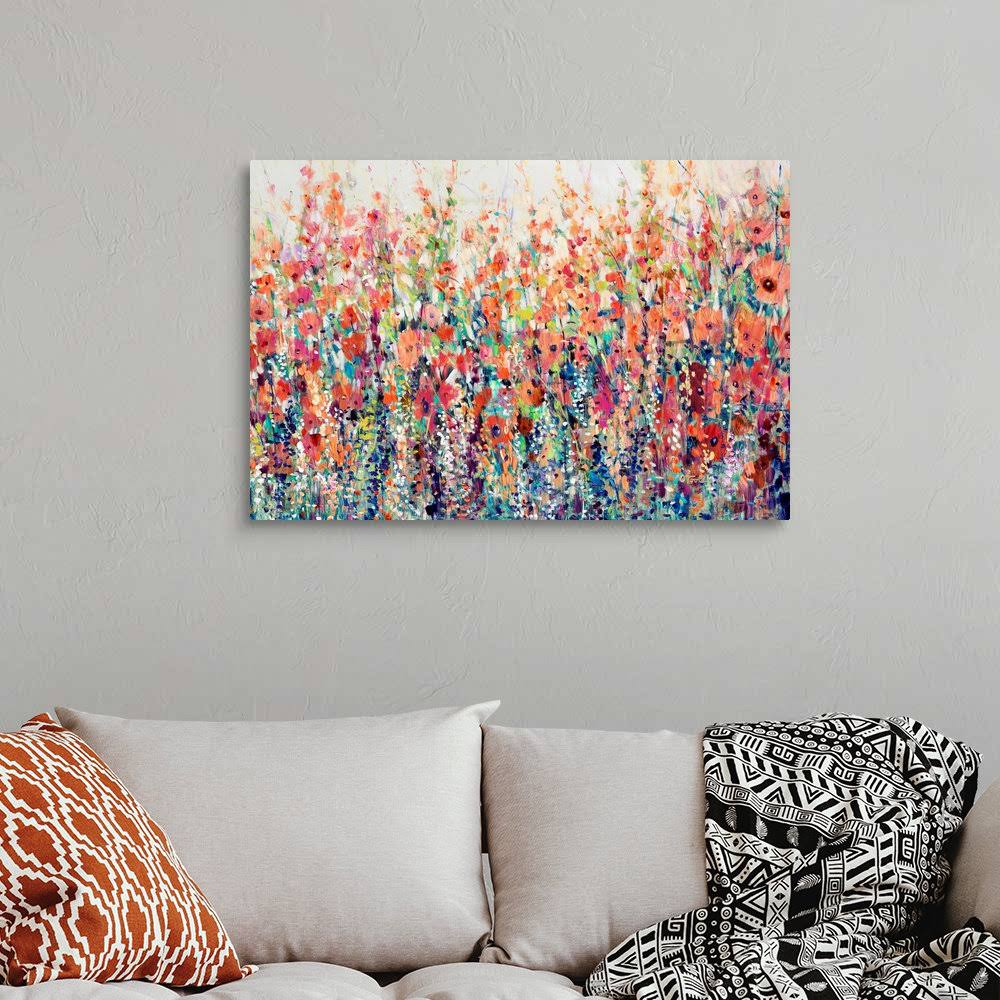 Flourish of Spring by Timothy O Toole - Painting Print on Canvas Andover Mills Format: Wrapped Canvas, Size: 24