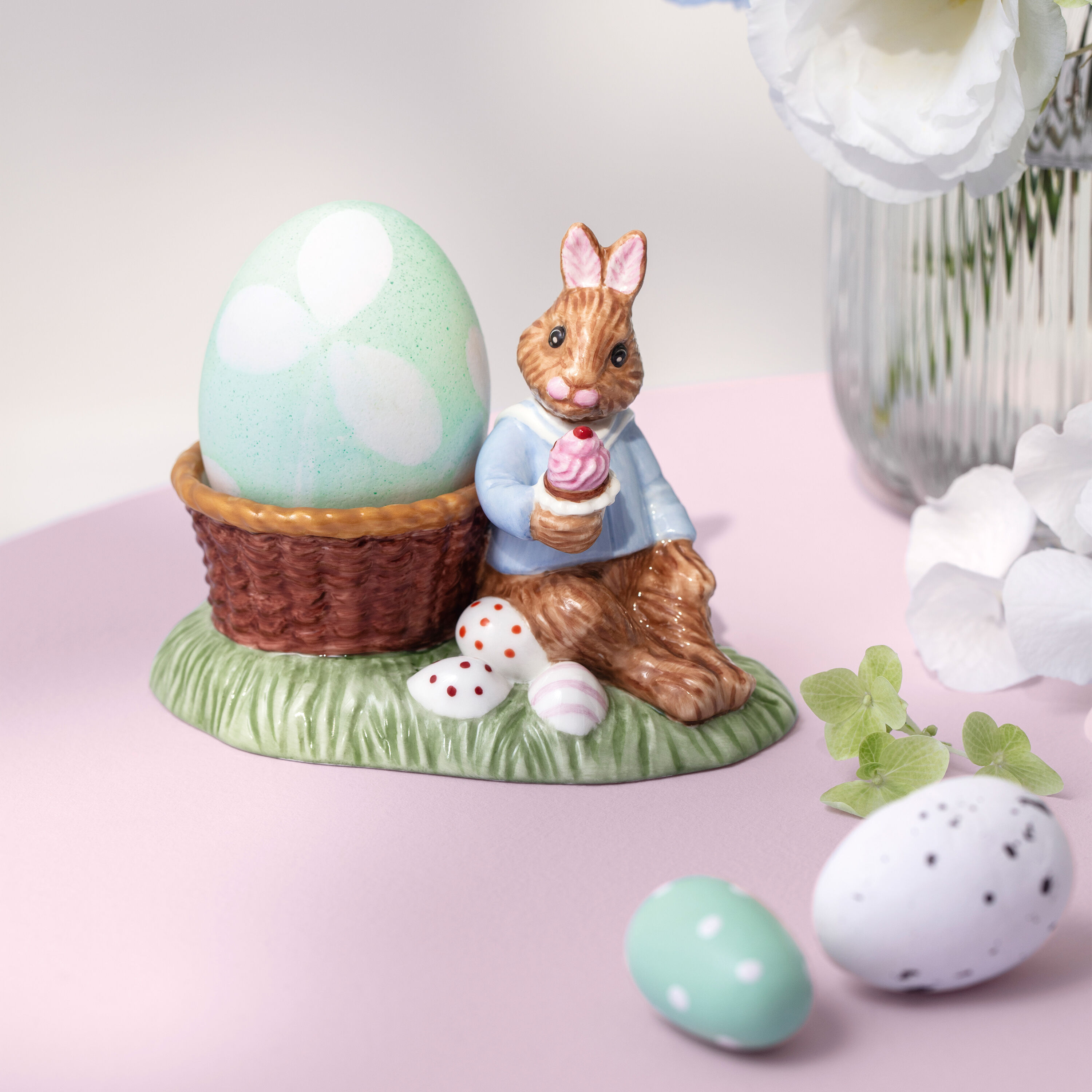 Annual Easter Edition Egg cup - Multi-colored, Premium Porcelain