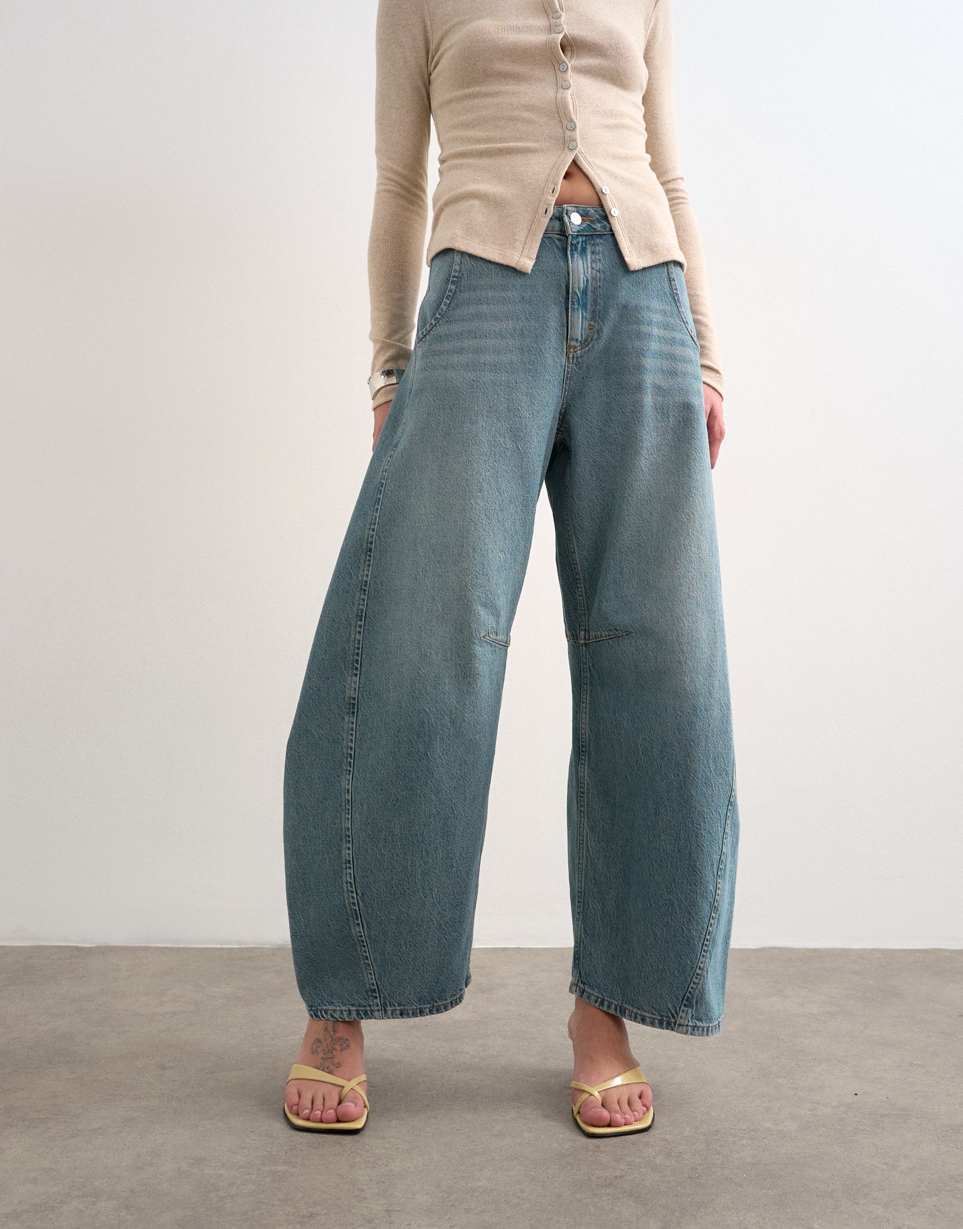 VERO MODA® TSEMMA High rise Barrel Fit Jeans