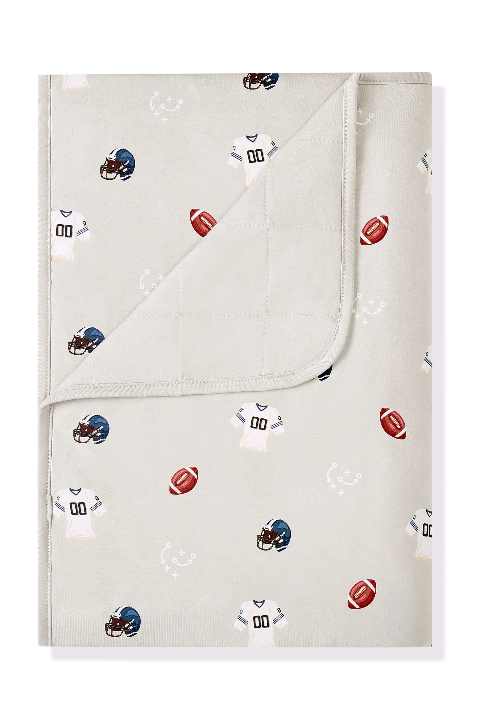 Toddler Blanket in Vintage Football 1.0