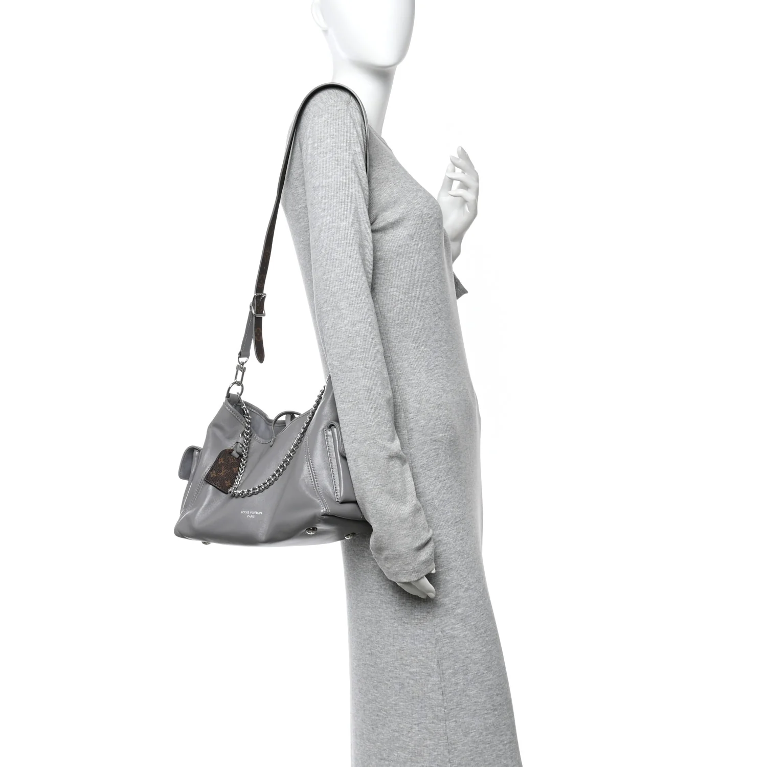 Lambskin CarryAll Cargo Vibe PM Trianon Gray