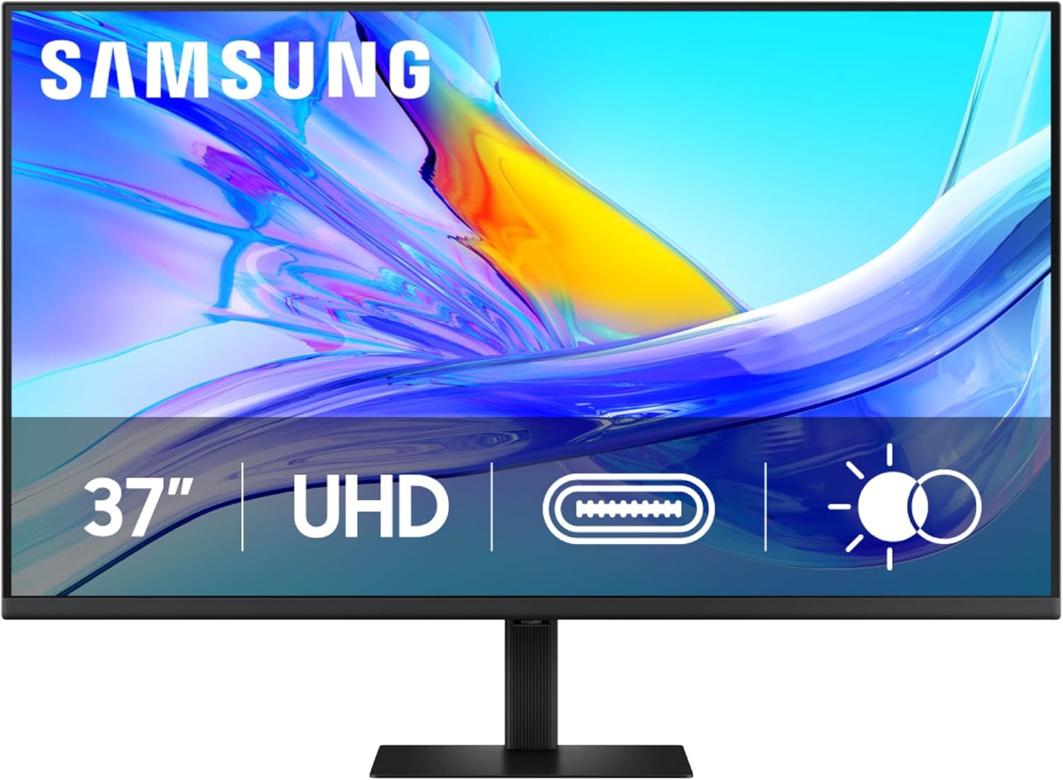 Samsung 37” ViewFinity S8 (S80UD) 4K UHD HDR10 High Resolution Monitor with USB-C and Ergonomic Design  Built-in KVM Switch  Intelligent Eye Care  LS37D800UANXZA  2025
