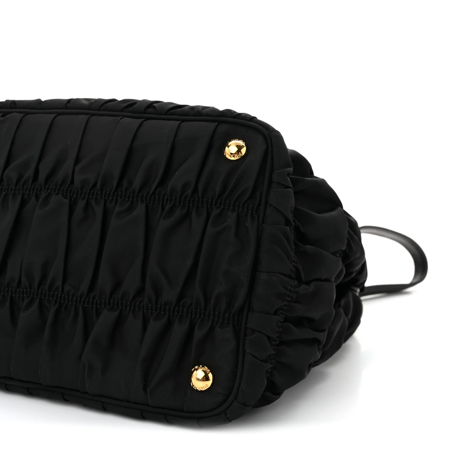 Tessuto Nylon Gaufre Tote Black