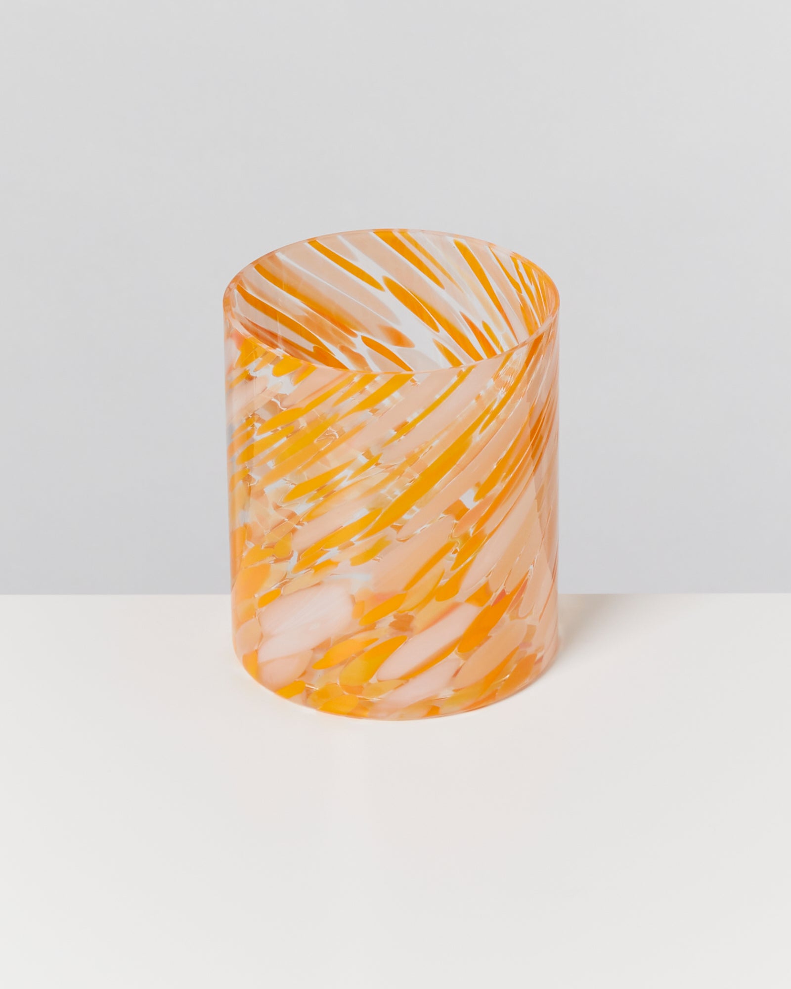 JOIA - LARGE GLASS DROPS ORANGE