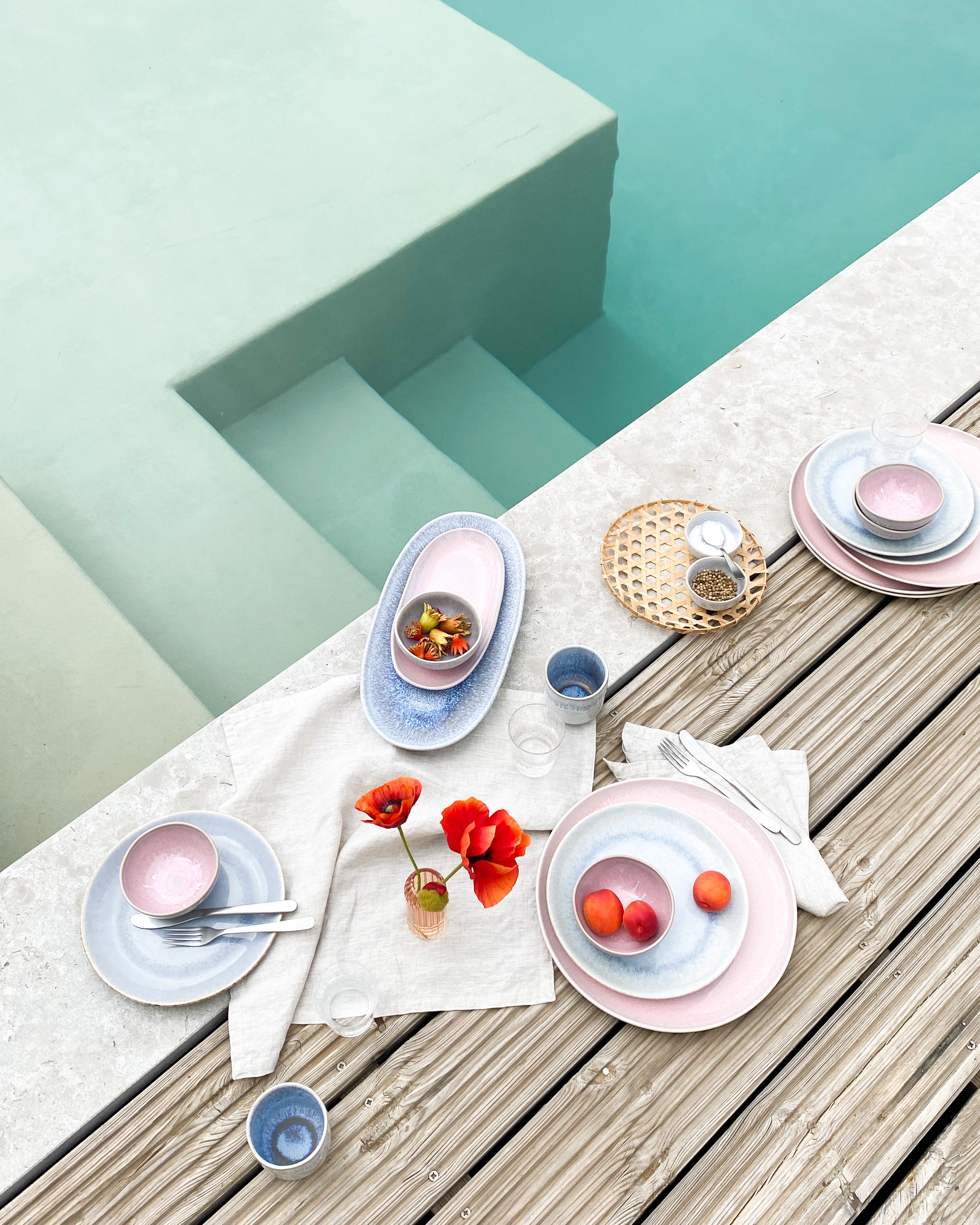 MELIDES - LARGE PLATE CLASSIC ROSÉ