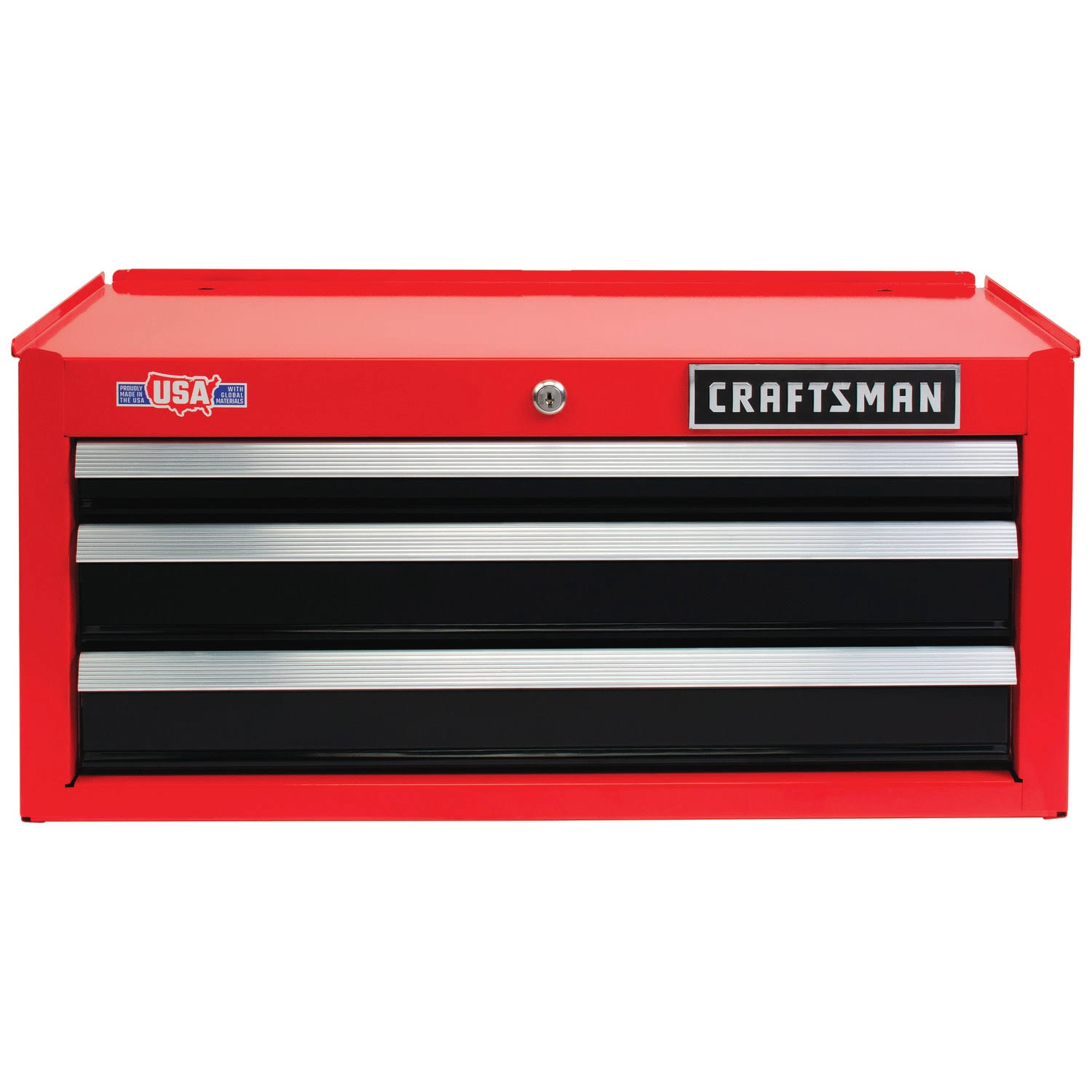 Craftsman 2000 Series 26-in W x 12.25-in H 3-Drawer Steel Tool Chest (Red) Cmst98246rb-Instock