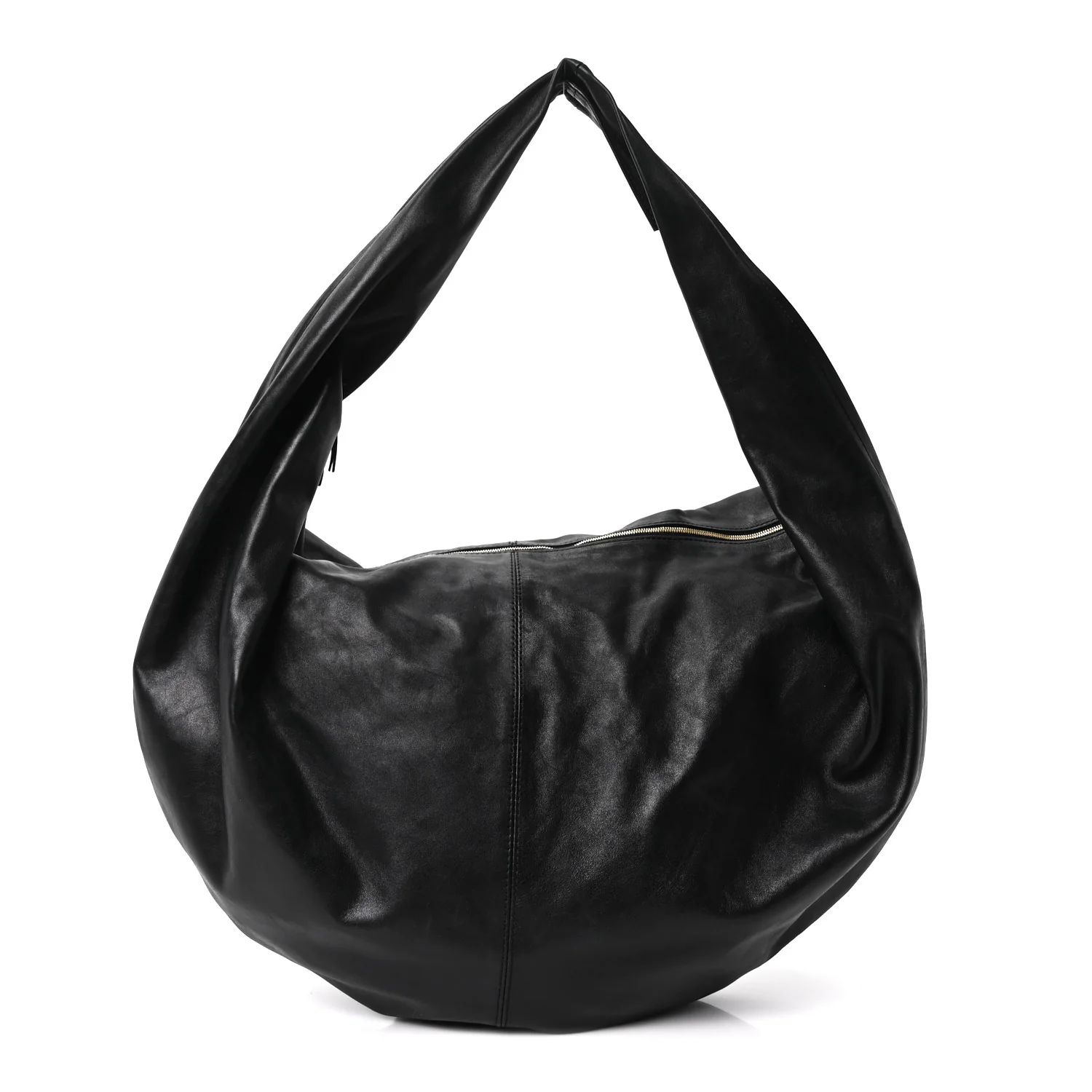 Vintage Calfskin Extra Large Olivia Hobo Black