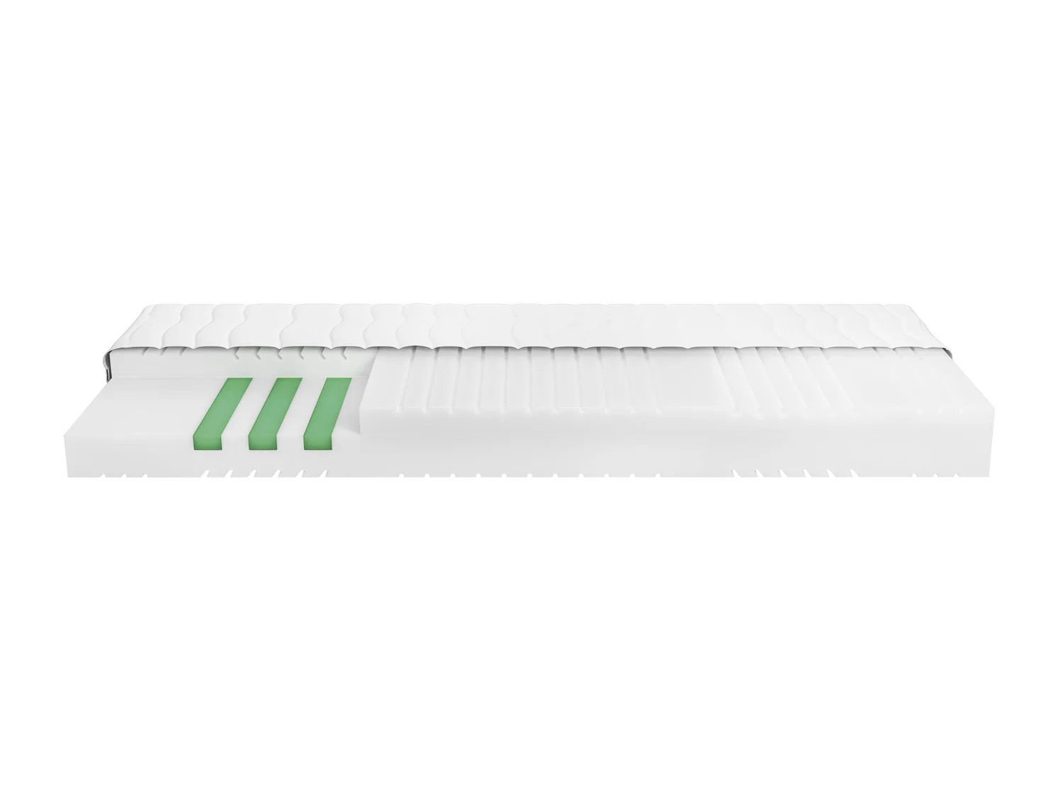 LIVARNO home Matelas en mousse froide, 7 zones, H3, 80 x 200 cm